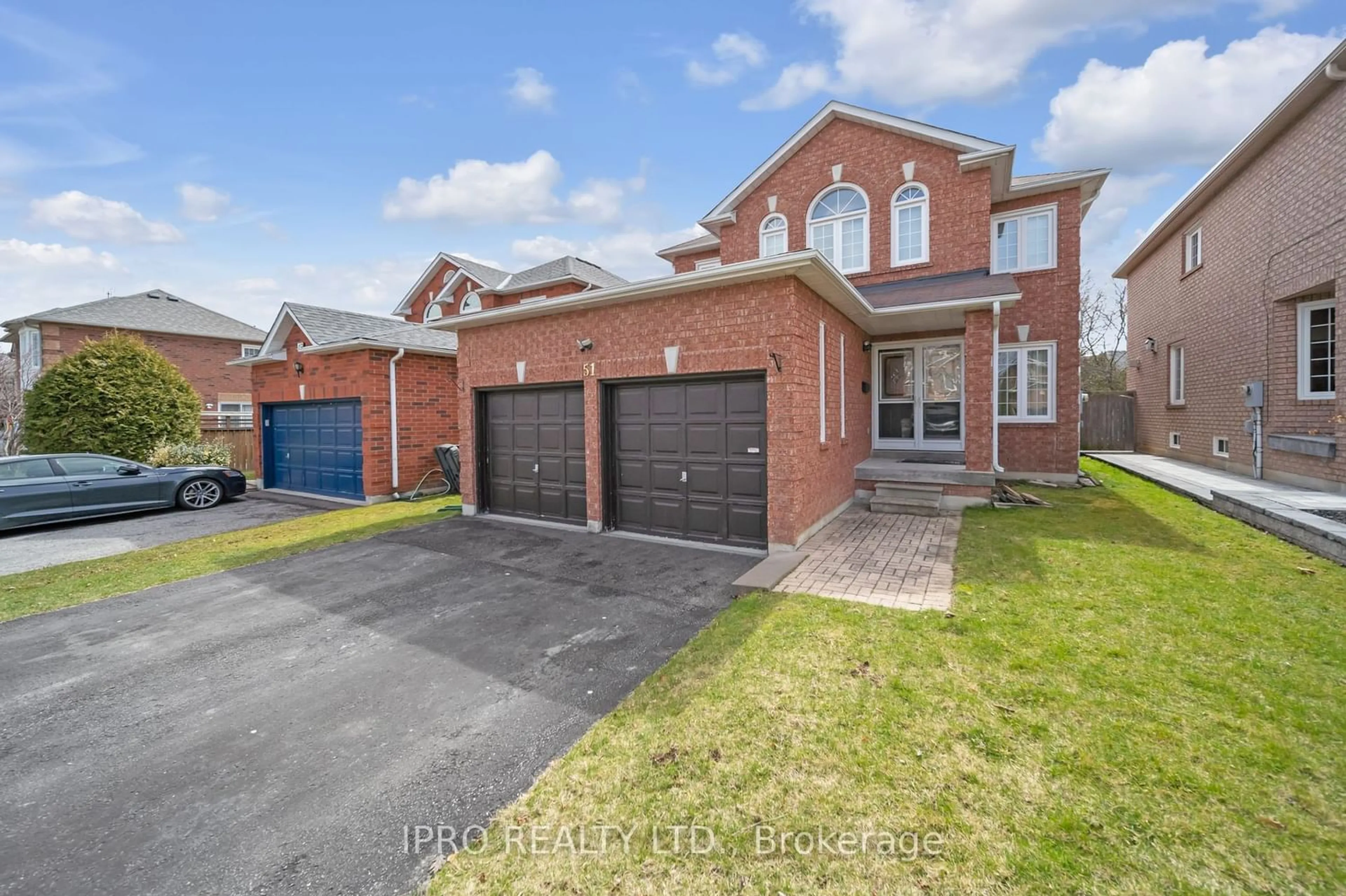 Home with brick exterior material for 51 Tipton Cres, Ajax Ontario L1T 4A6