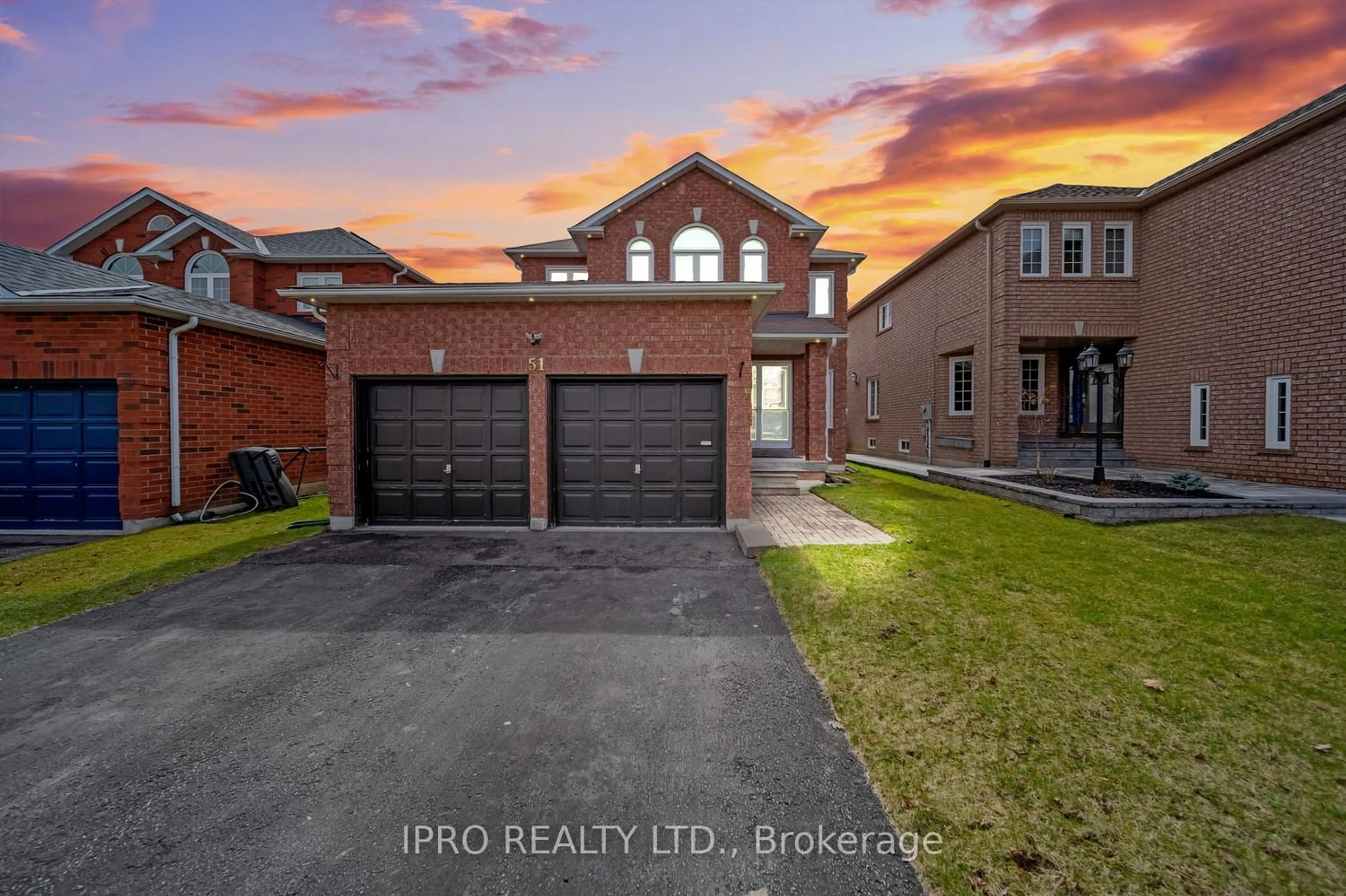 Home with brick exterior material for 51 Tipton Cres, Ajax Ontario L1T 4A6