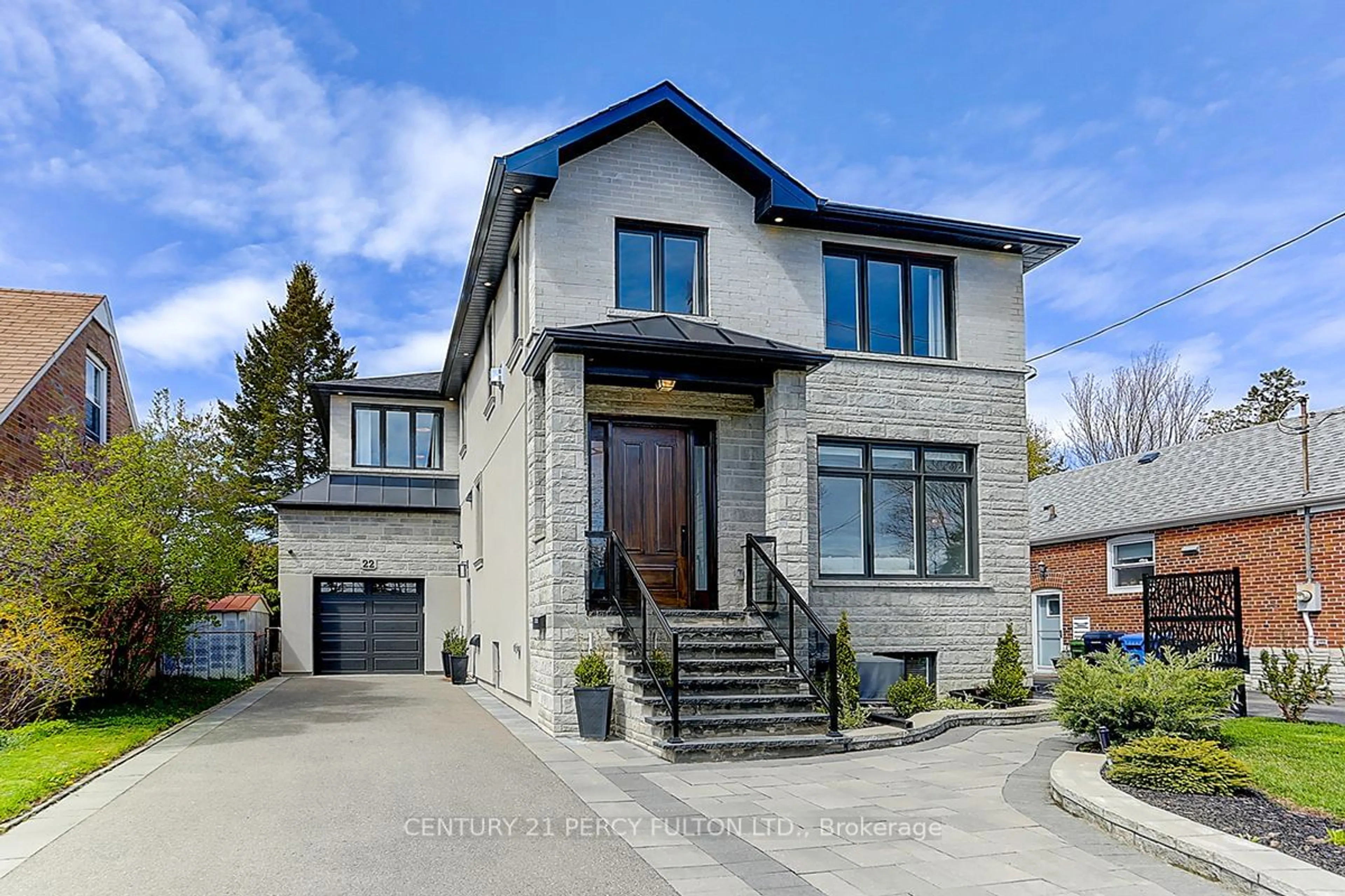 Home with brick exterior material for 22 Innismore Cres, Toronto Ontario M1R 1C7