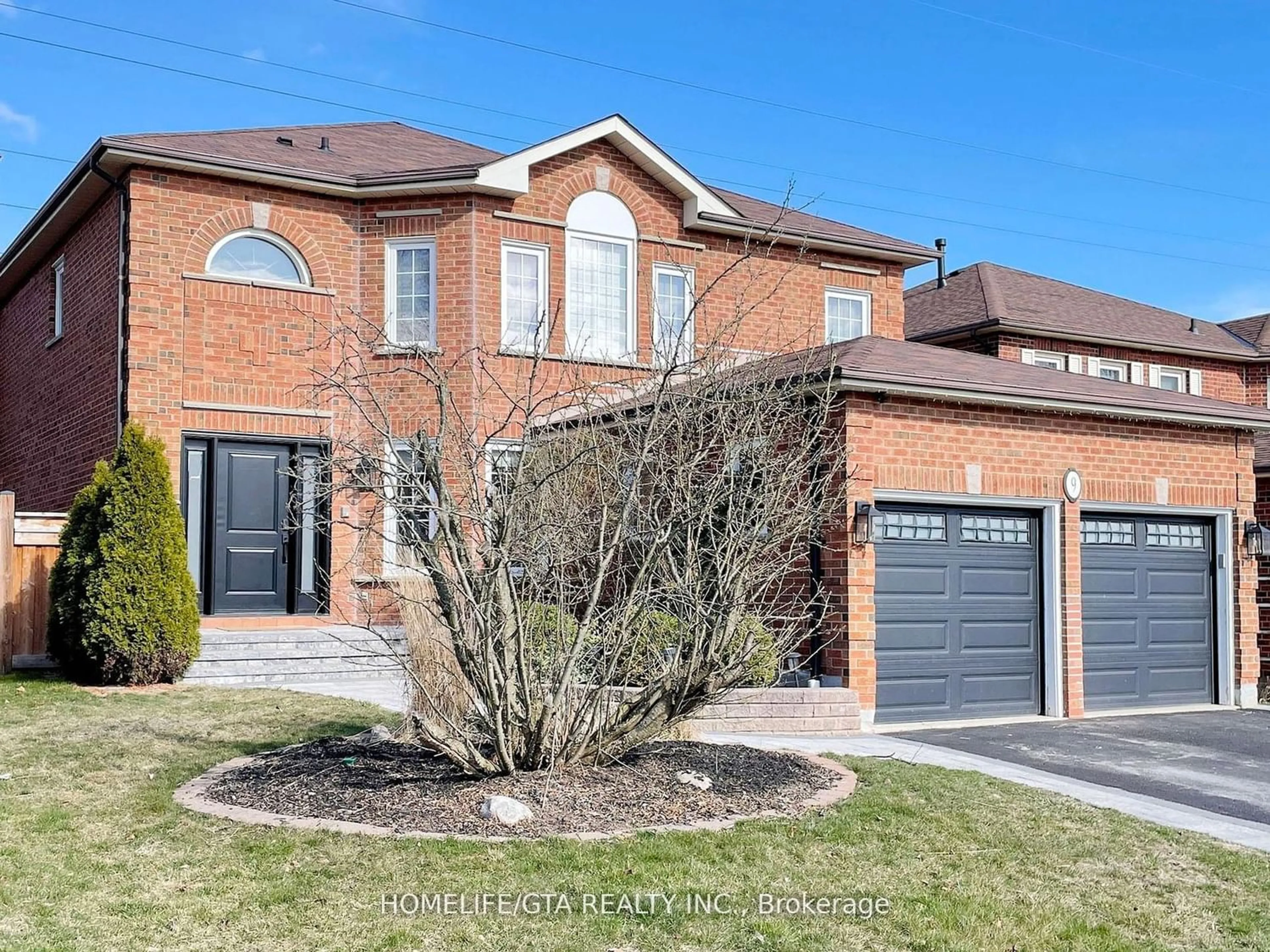 Home with brick exterior material for 9 Hartford Crt, Whitby Ontario L1R 1T9