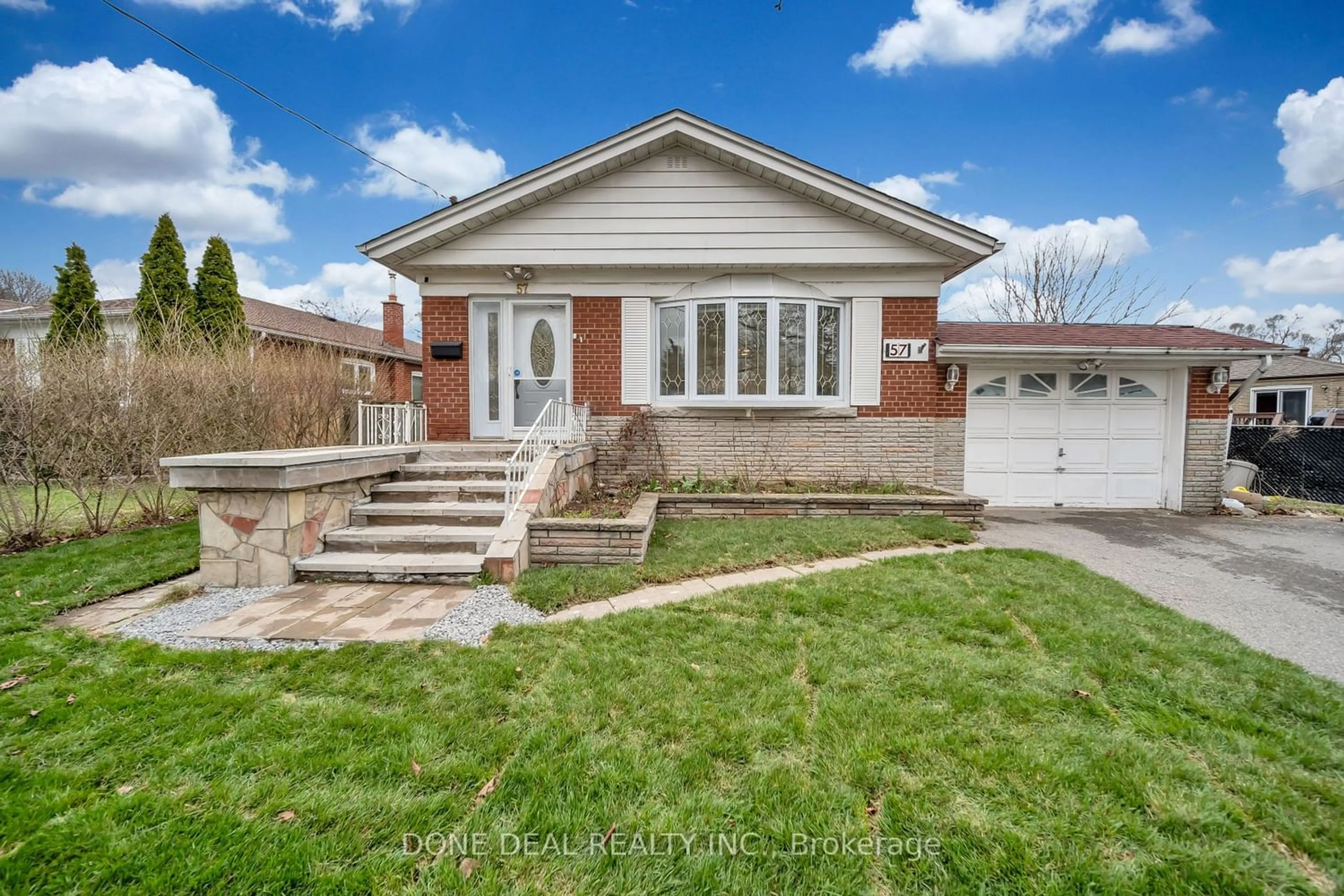 Frontside or backside of a home for 57 Blakemanor Blvd, Toronto Ontario M1J 2W6