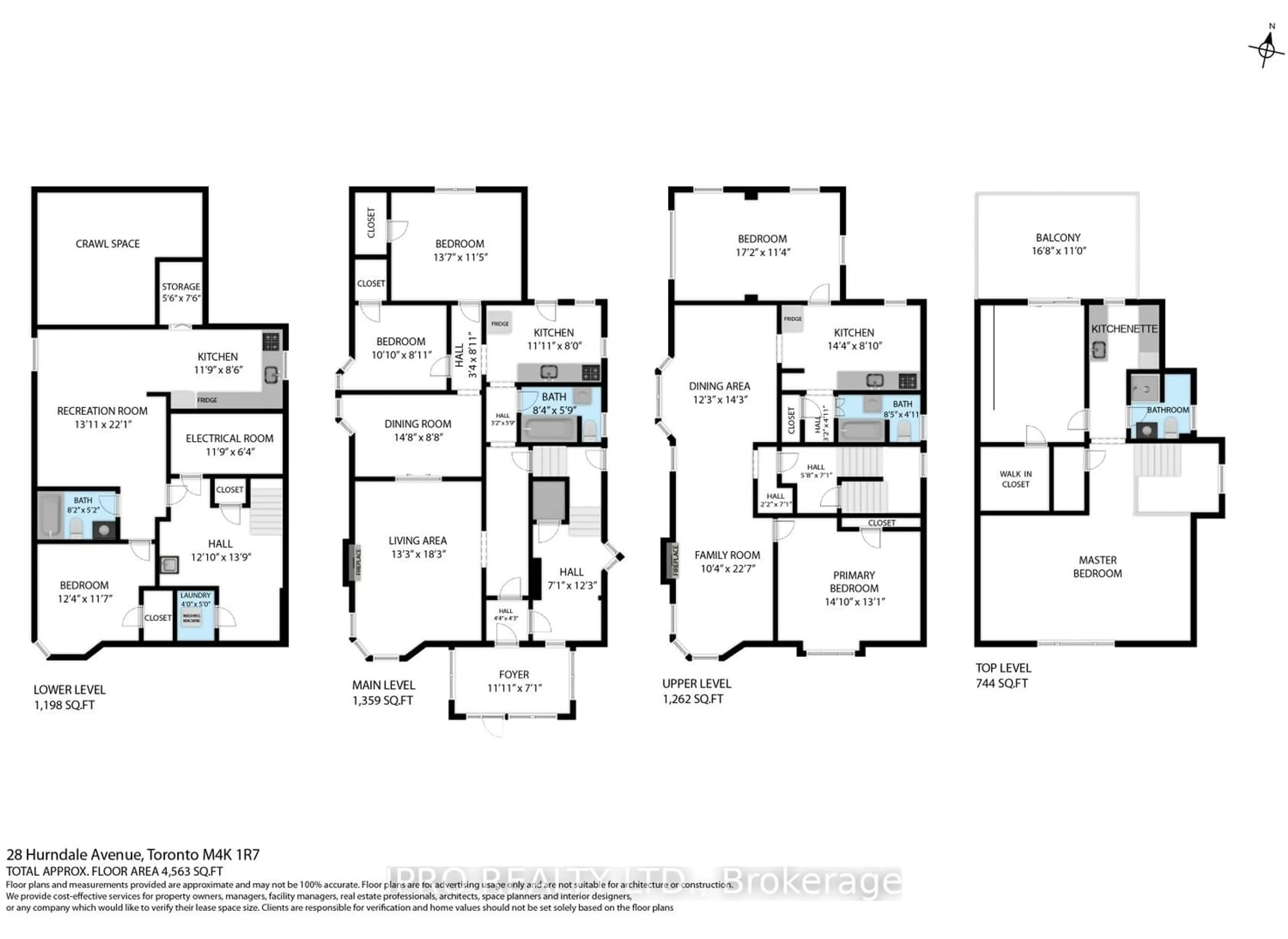 Floor plan for 28 Hurndale Ave, Toronto Ontario M4K 1R7