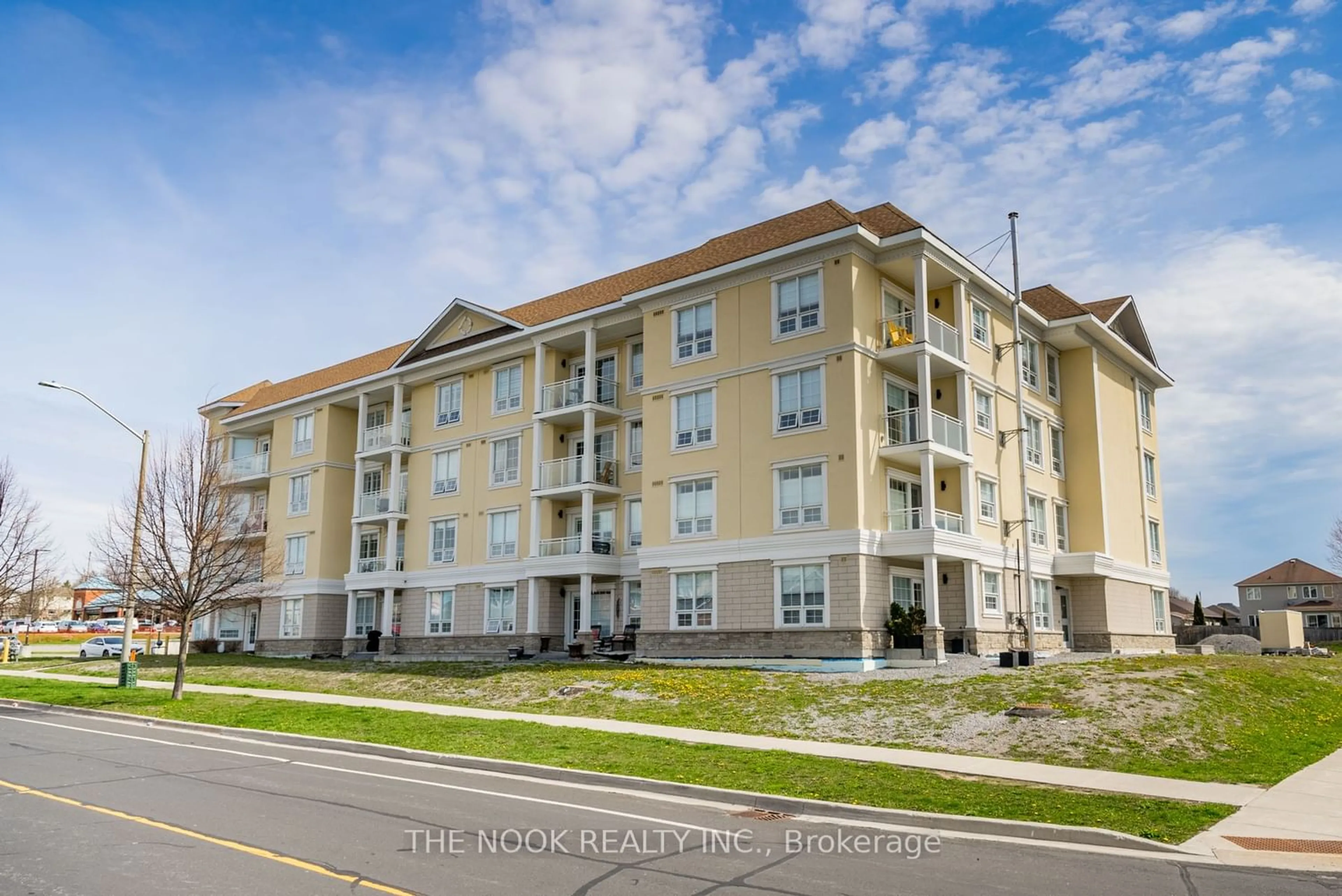 A pic from exterior of the house or condo for 21 Brookhouse Dr #415, Clarington Ontario L1B 0V4