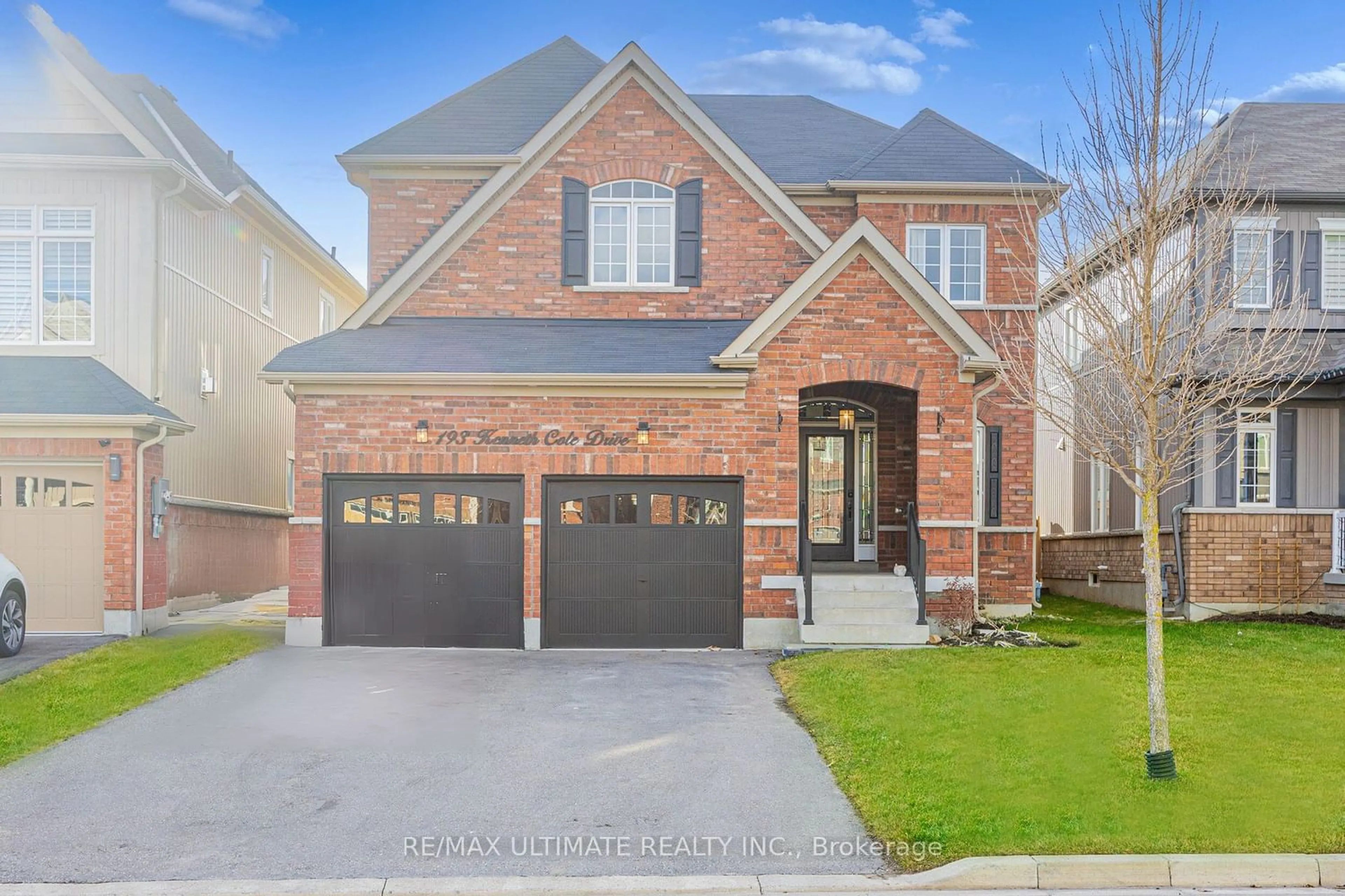 Home with brick exterior material for 193 Kenneth Cole Dr, Clarington Ontario L1C 0S6