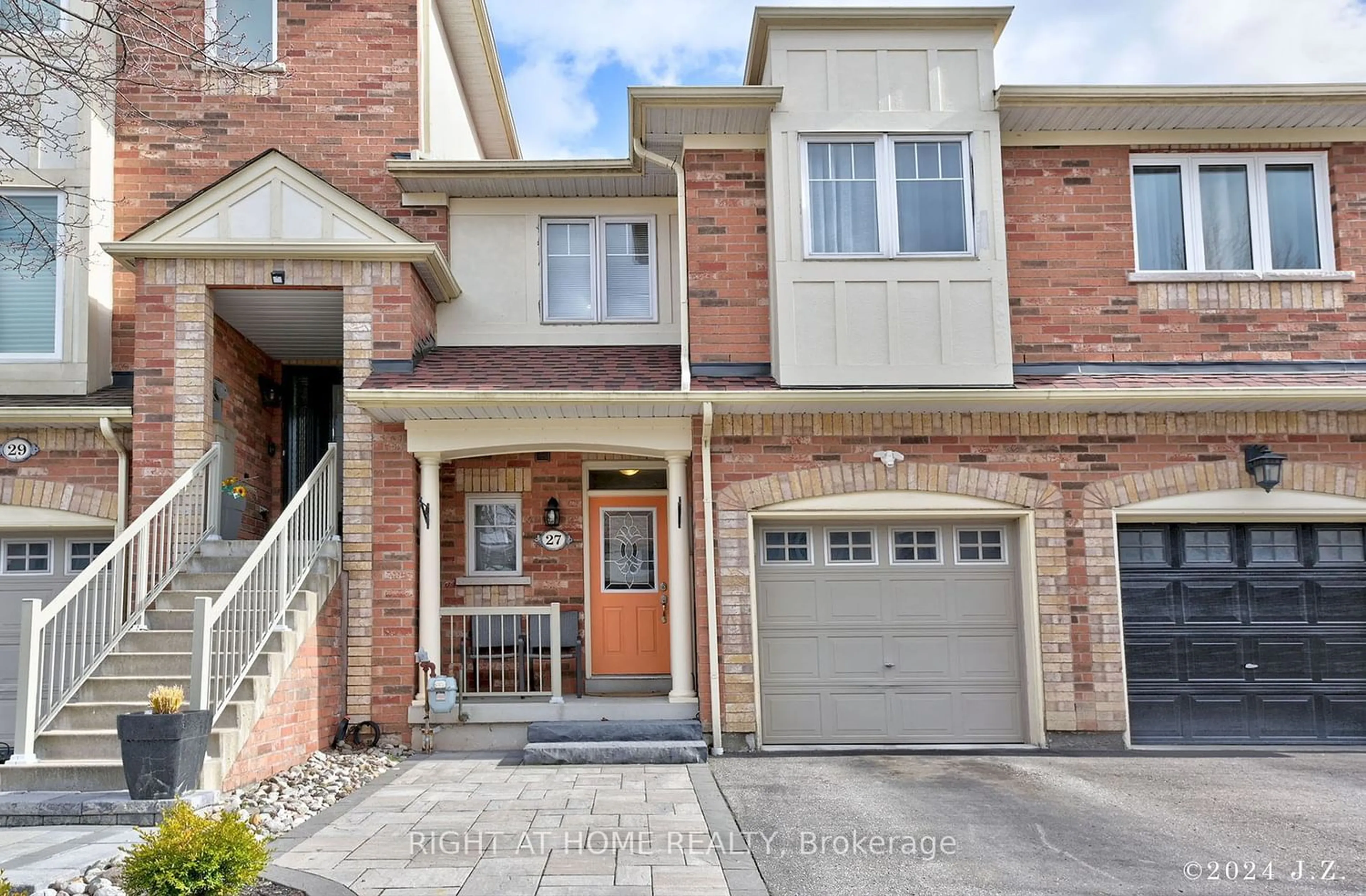 Home with brick exterior material for 27 Croker Dr, Ajax Ontario L1S 7T4