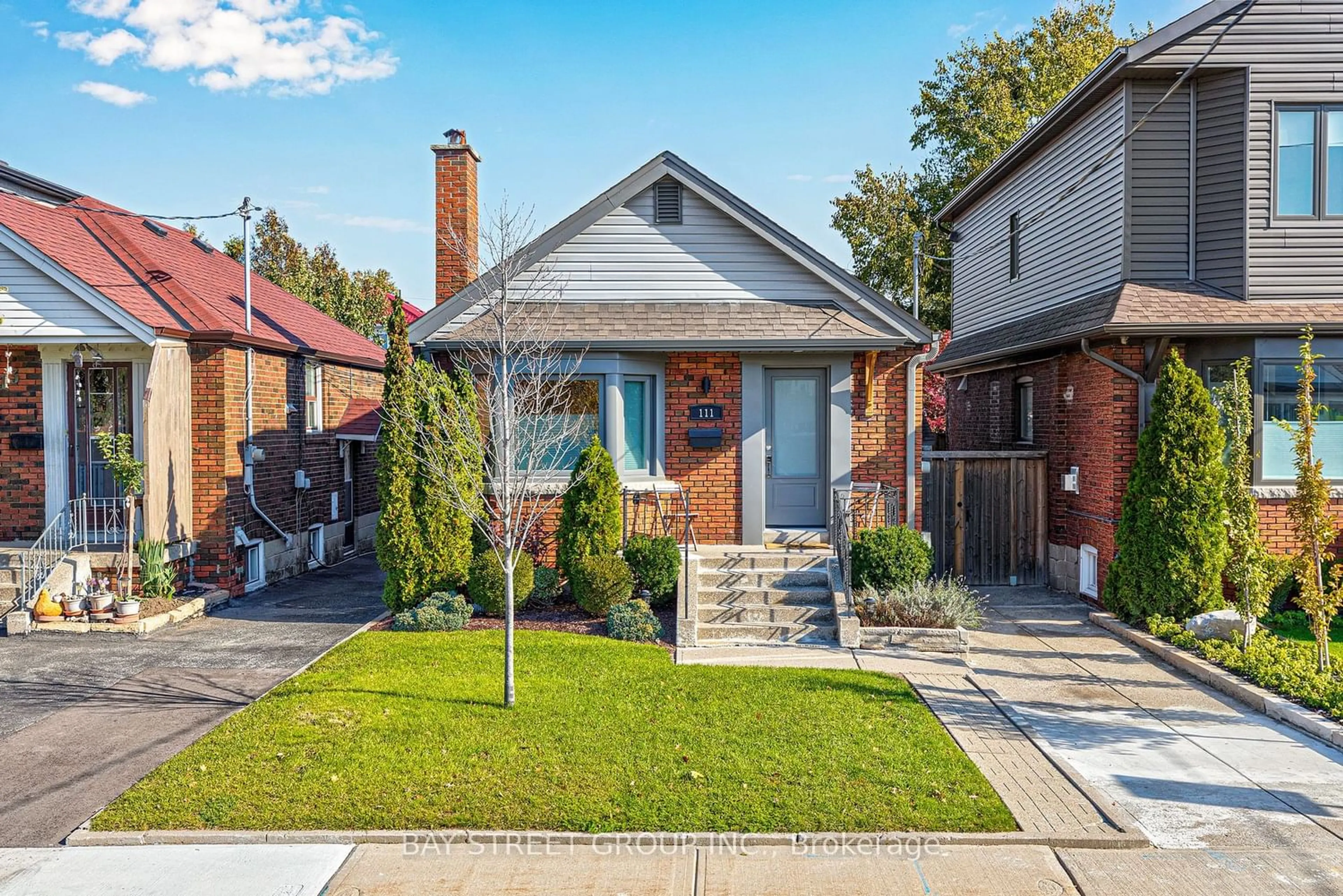 Home with brick exterior material for 111 Frankdale Ave, Toronto Ontario M4J 4A4