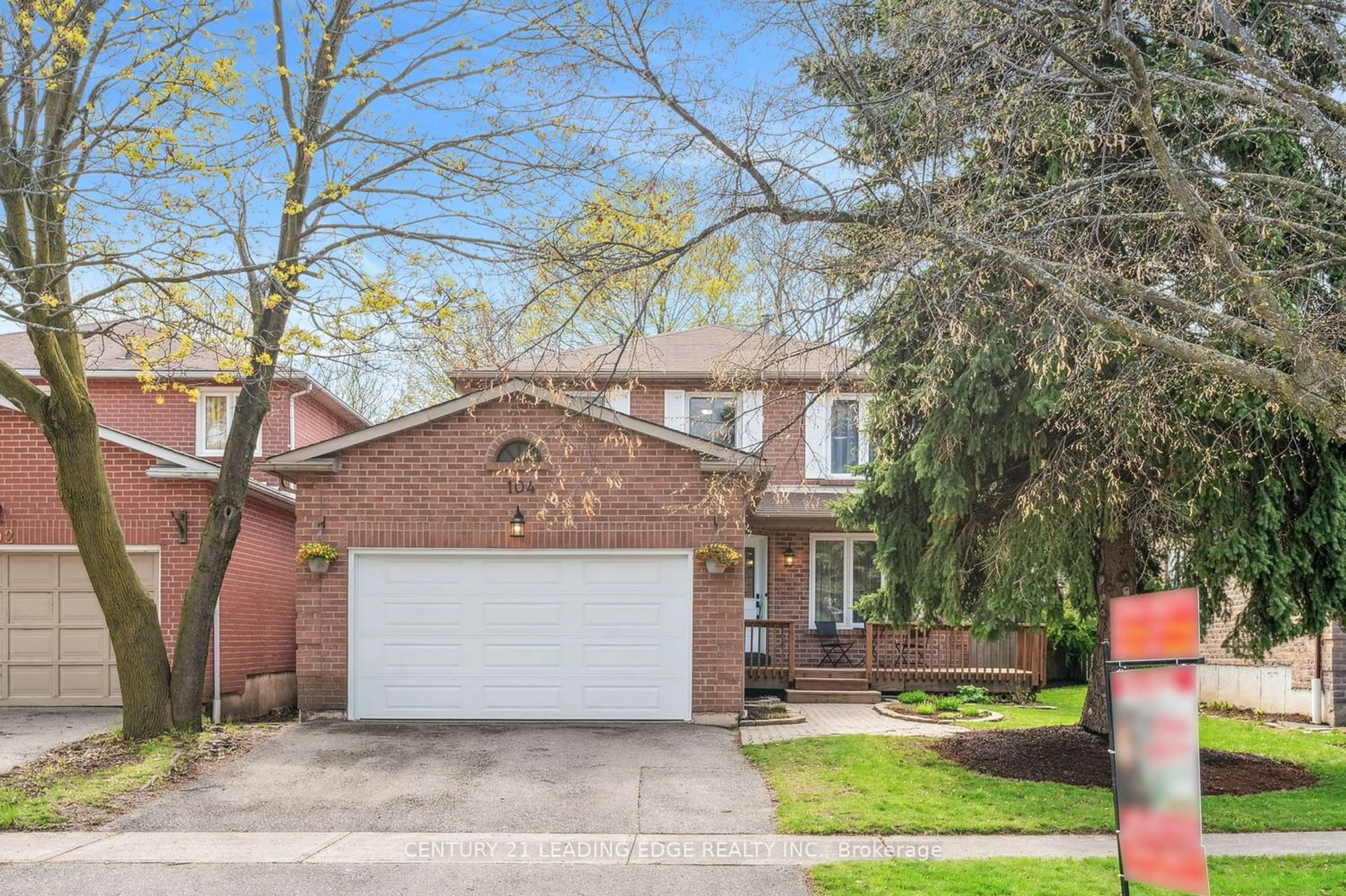 Home with brick exterior material for 104 Large Cres, Ajax Ontario L1T 2S7