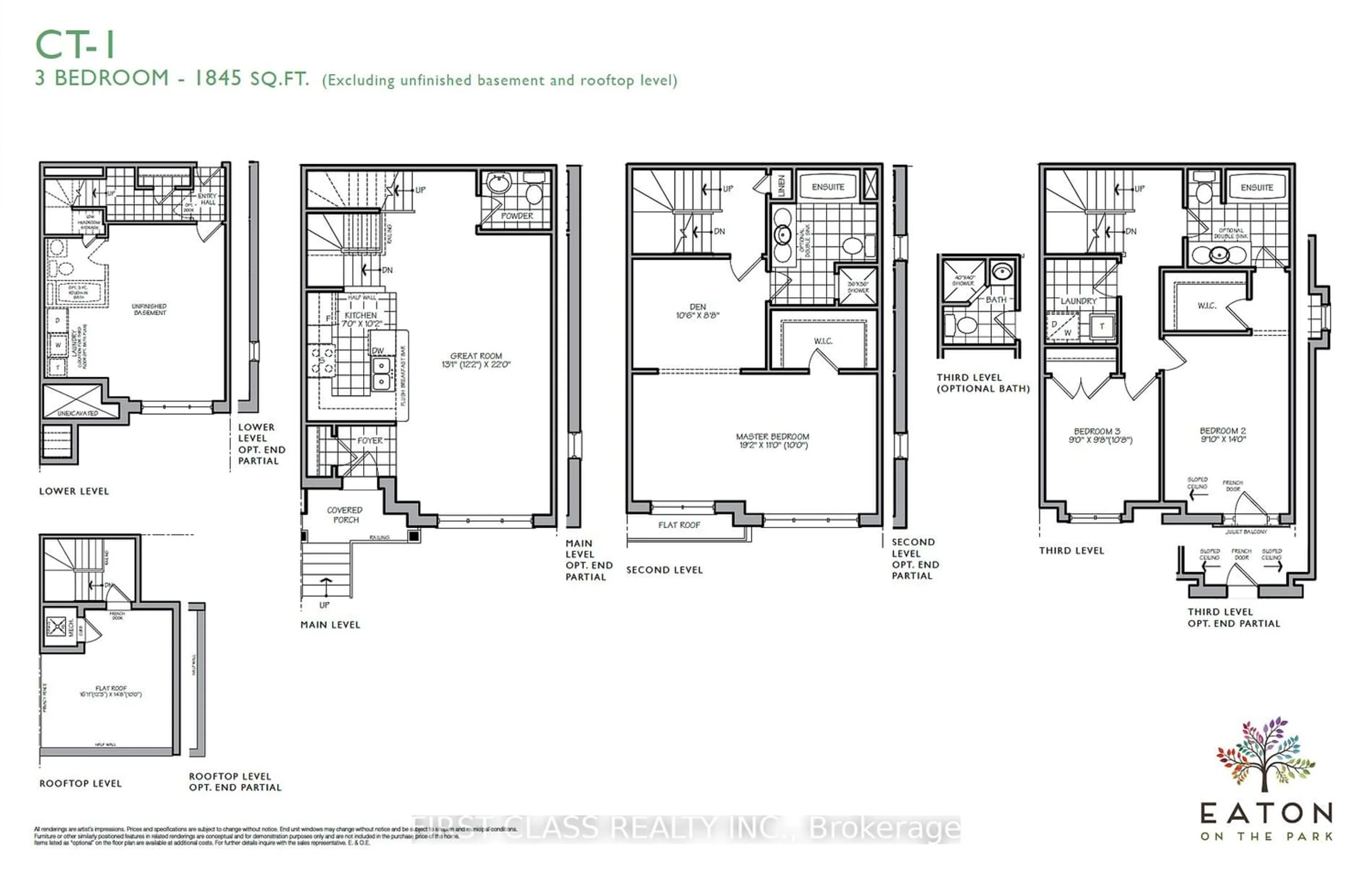 Floor plan for 1251 Bridletowne Circ #6, Toronto Ontario M1W 1S7