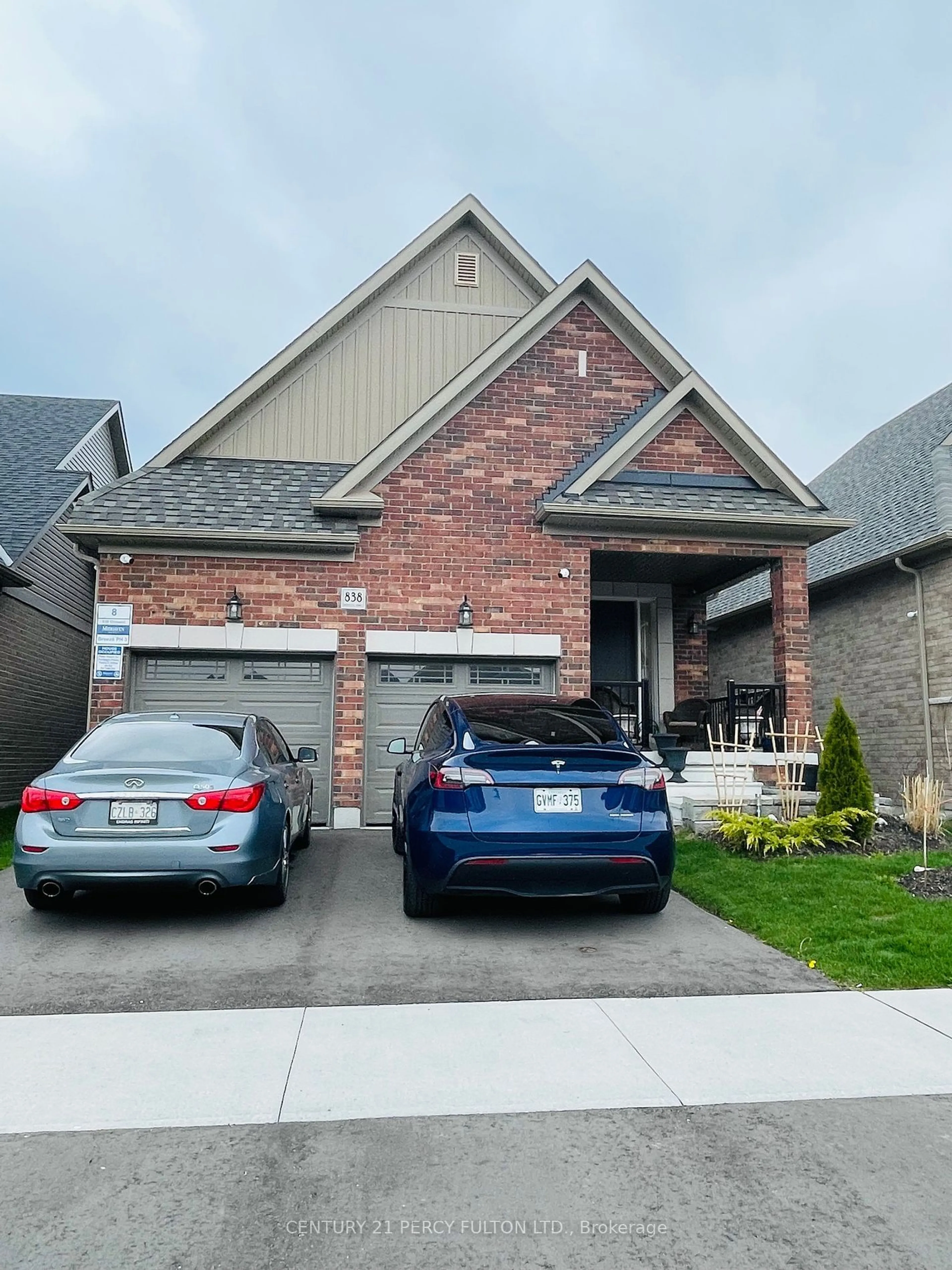 Home with brick exterior material for 838 Ormond Dr, Oshawa Ontario L1K 3B7