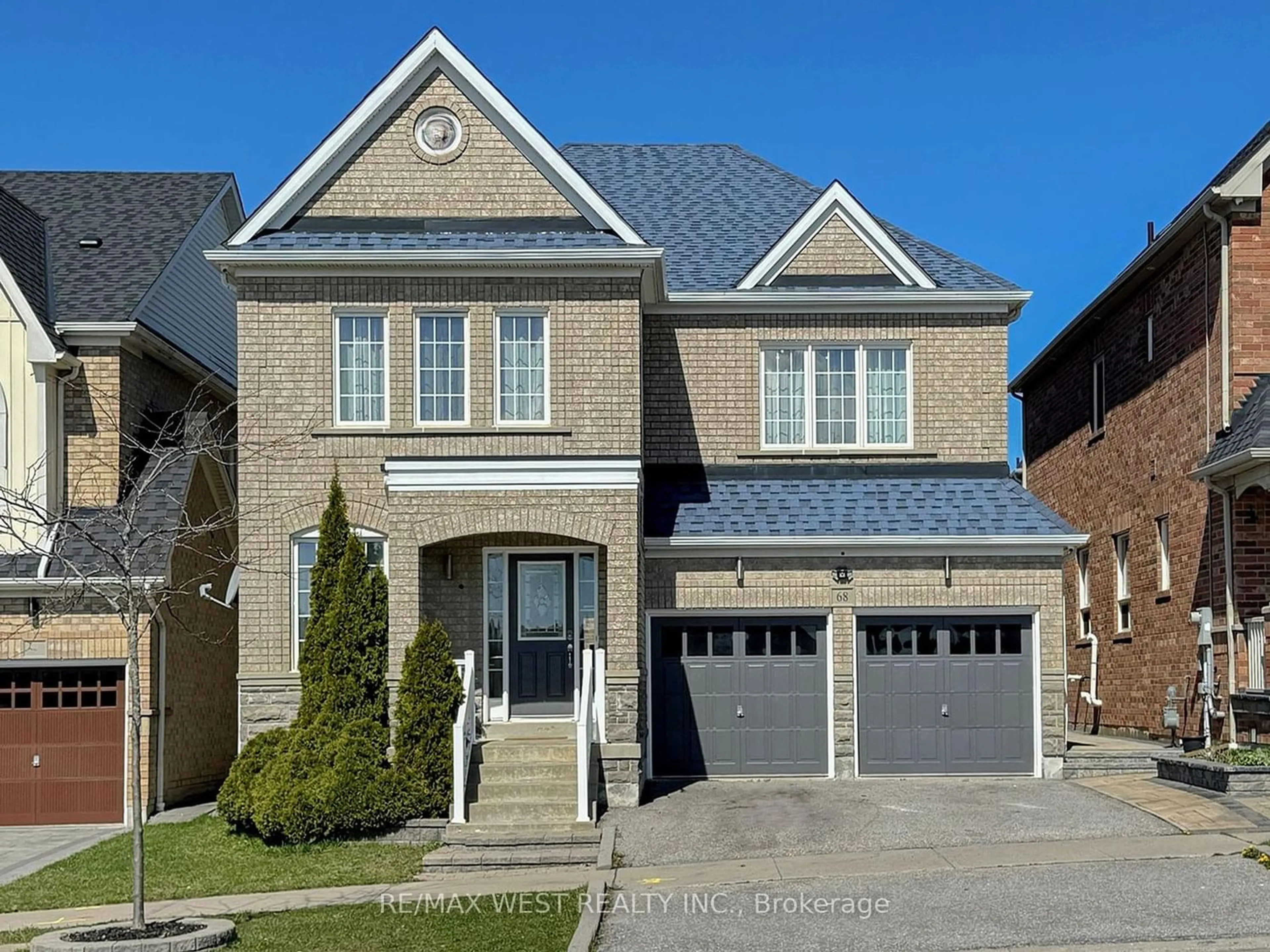 Home with brick exterior material for 68 Williamson Dr, Ajax Ontario L1T 0A9