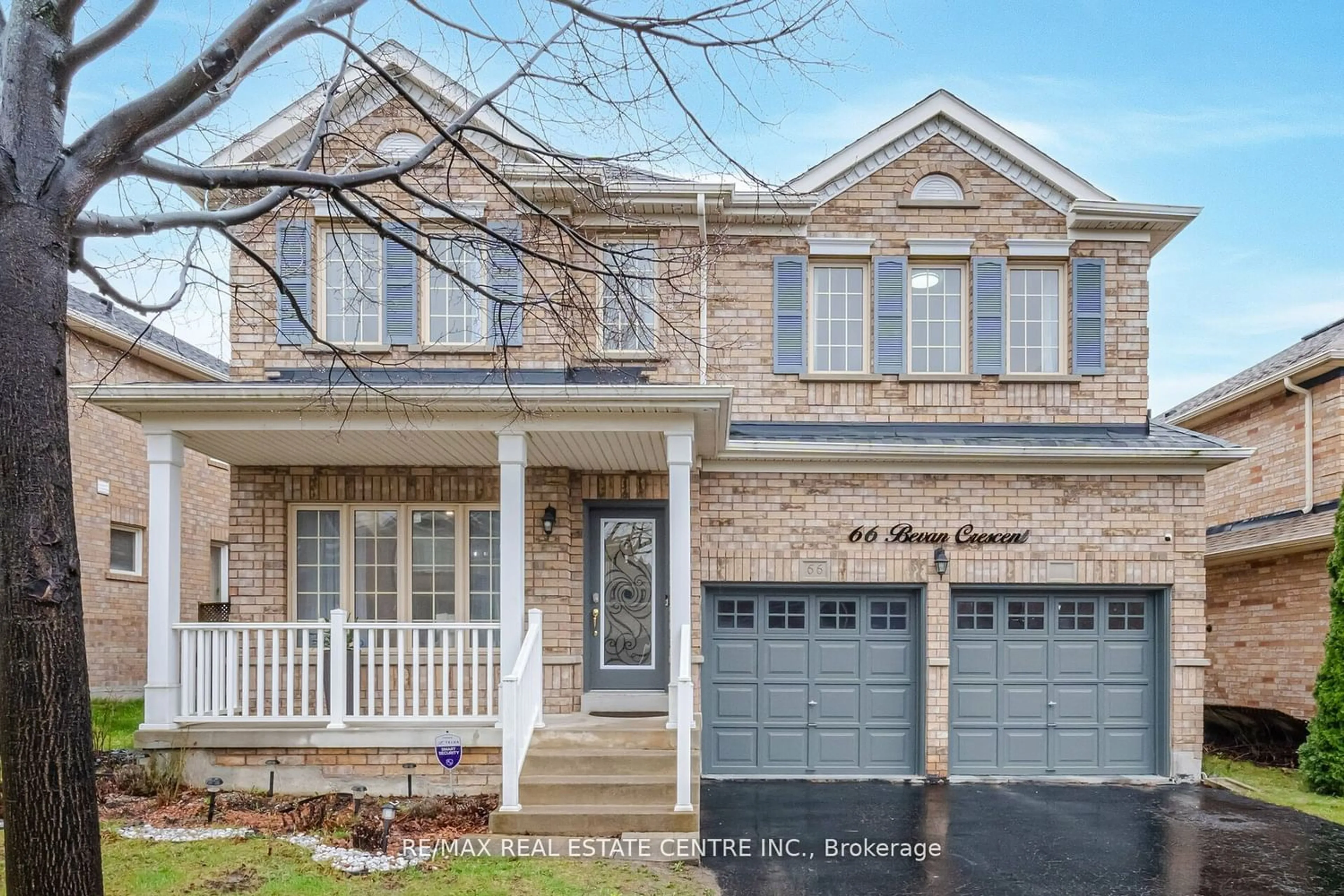 Home with brick exterior material for 66 Bevan Cres, Ajax Ontario L1T 4P3