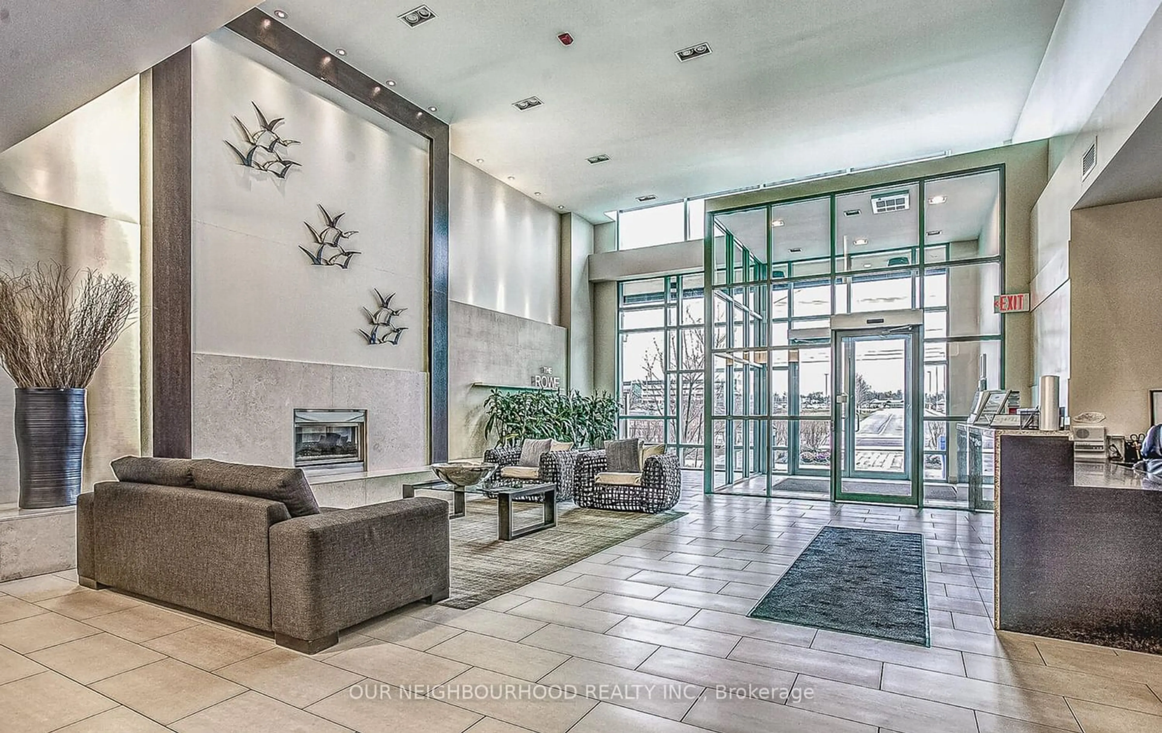 Indoor lobby for 1600 Charles St #1008, Whitby Ontario L1N 0G4