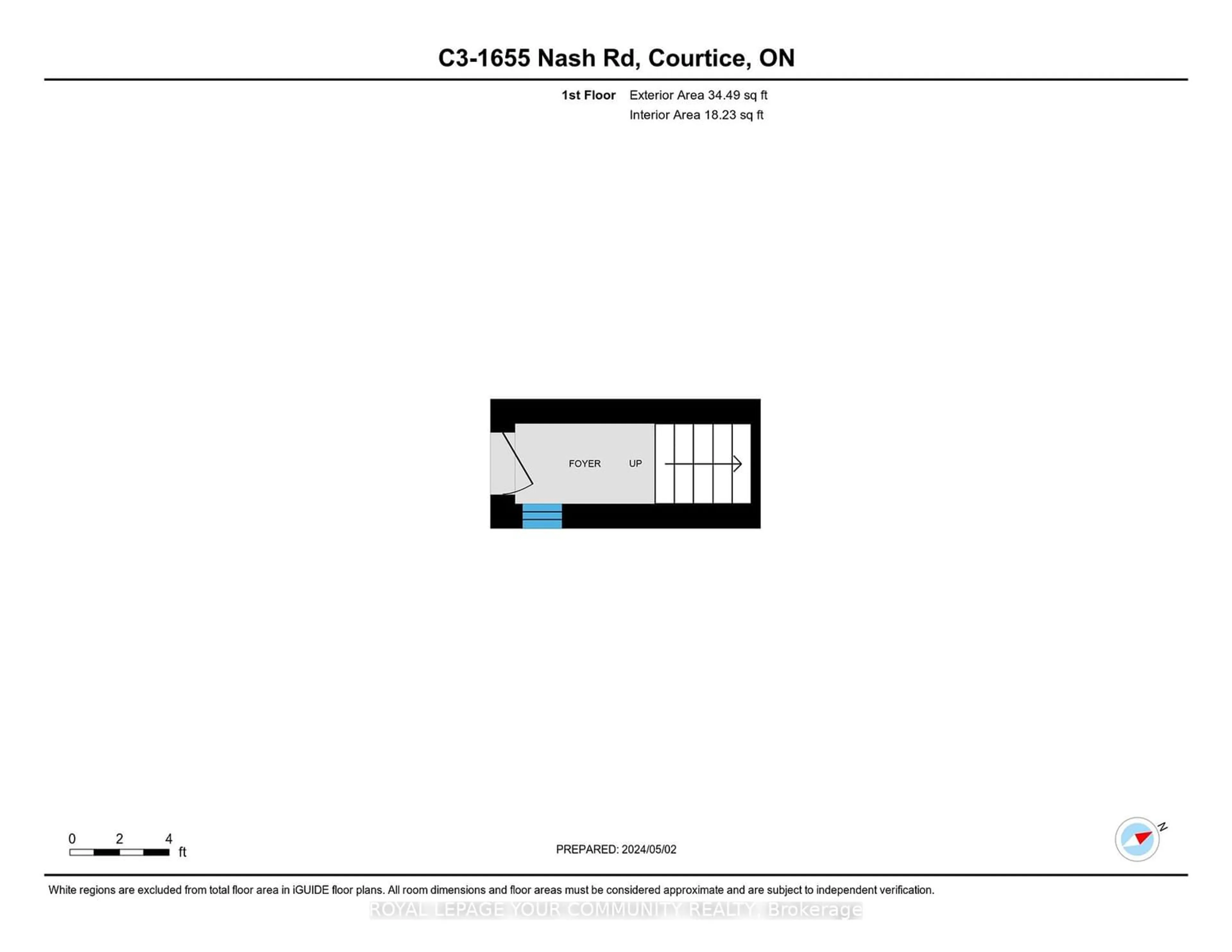 Floor plan for 1655 Nash Rd #C-3, Clarington Ontario L1E 1S8