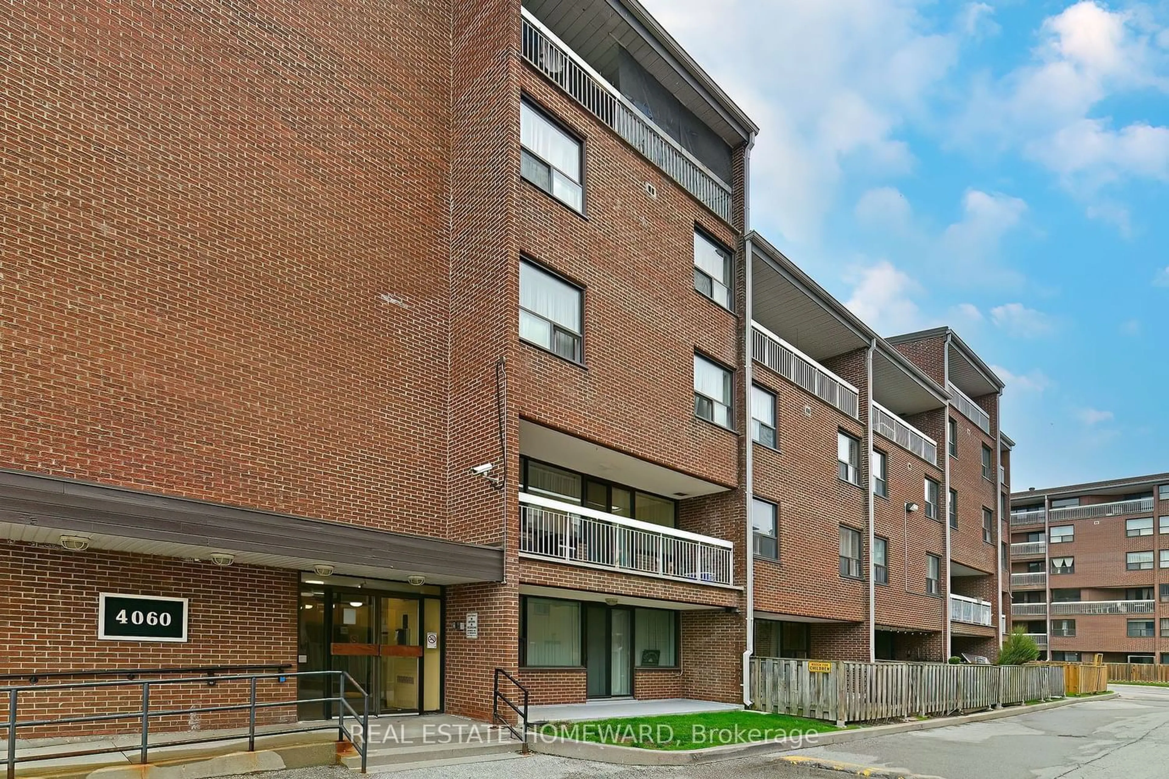 A pic from exterior of the house or condo for 4060 Lawrence Ave #206, Toronto Ontario M1E 4V4