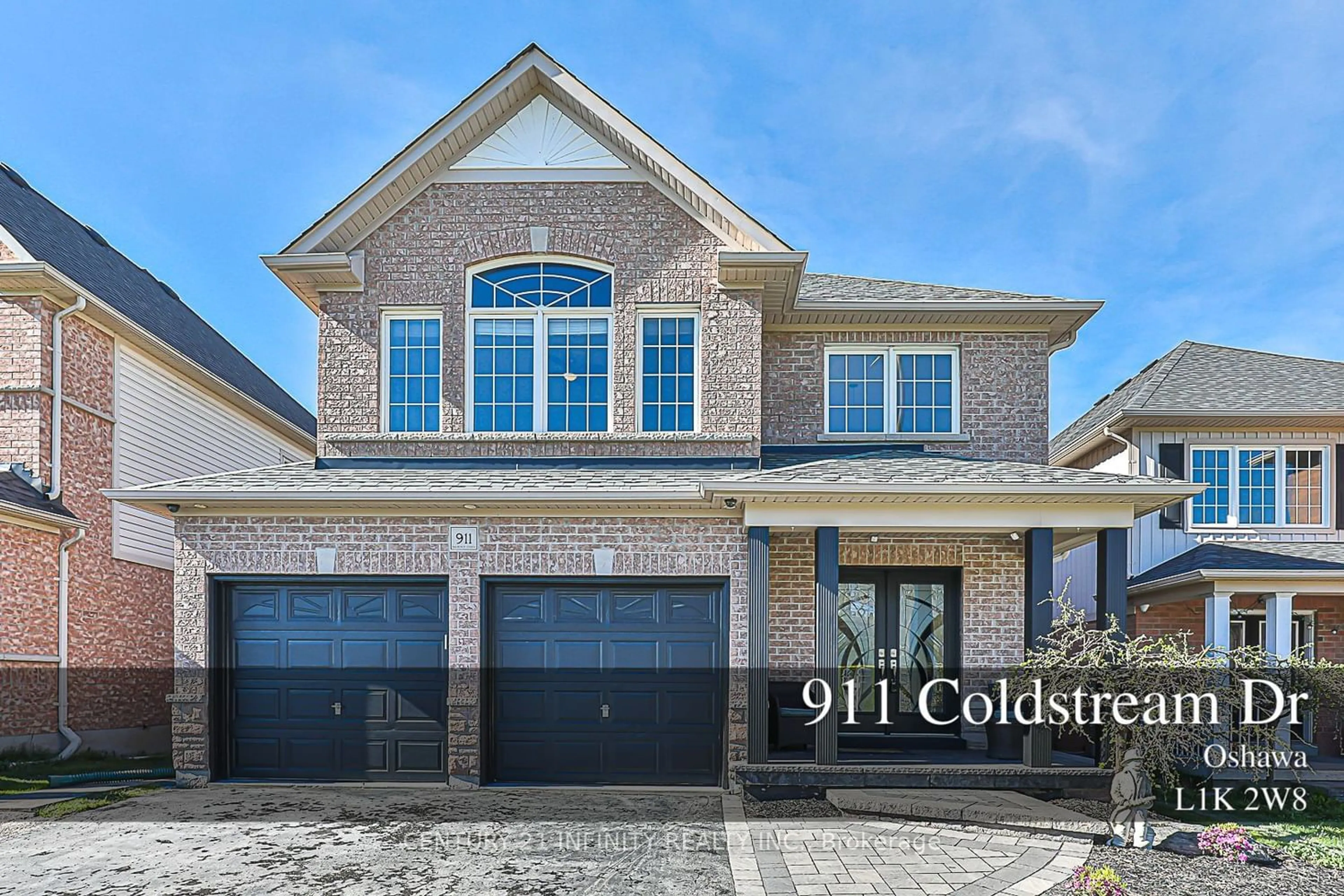 Home with brick exterior material for 911 Coldstream Dr, Oshawa Ontario L1K 2W8