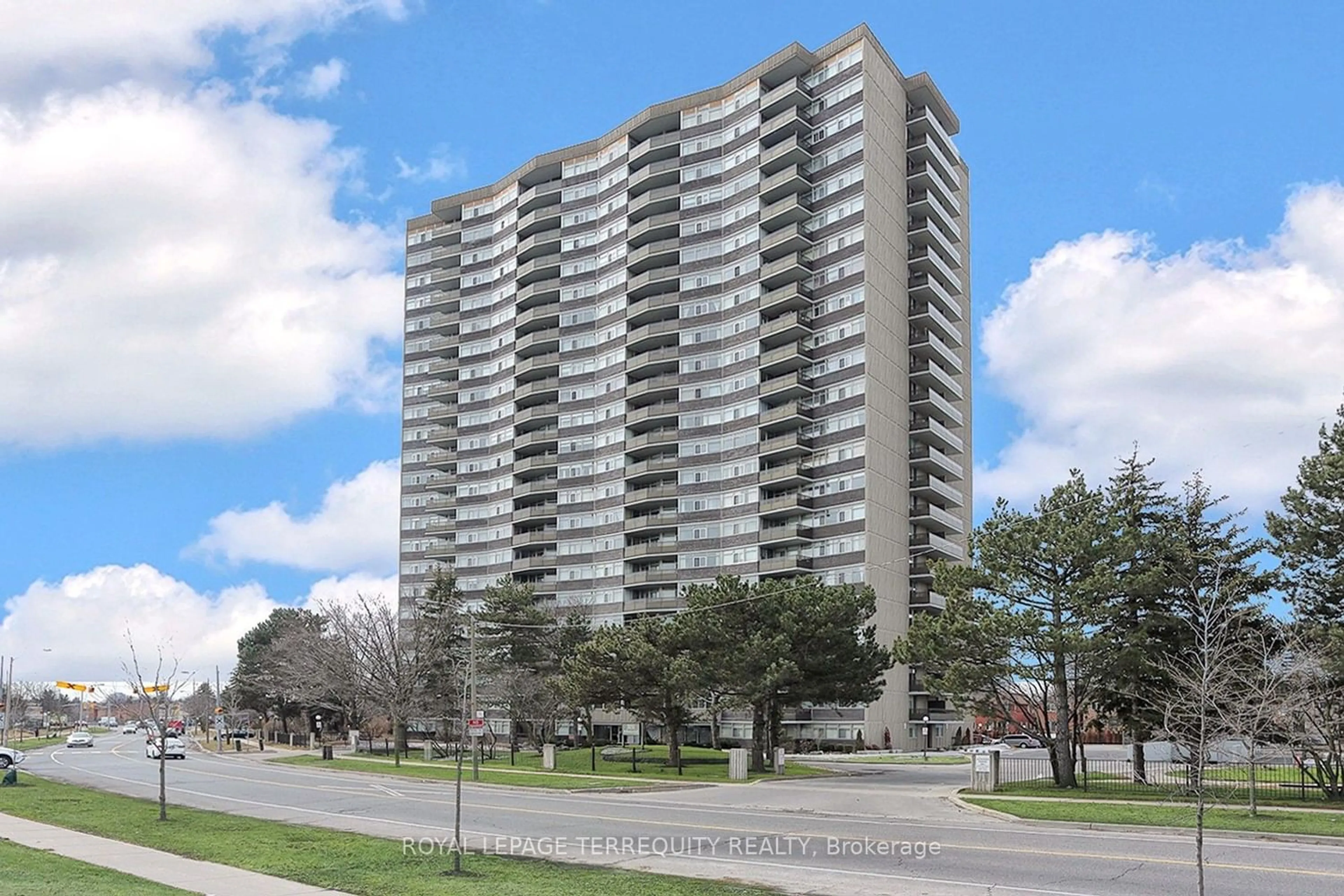 A pic from exterior of the house or condo for 3151 Bridletowne Circ #302, Toronto Ontario M1W 2T1