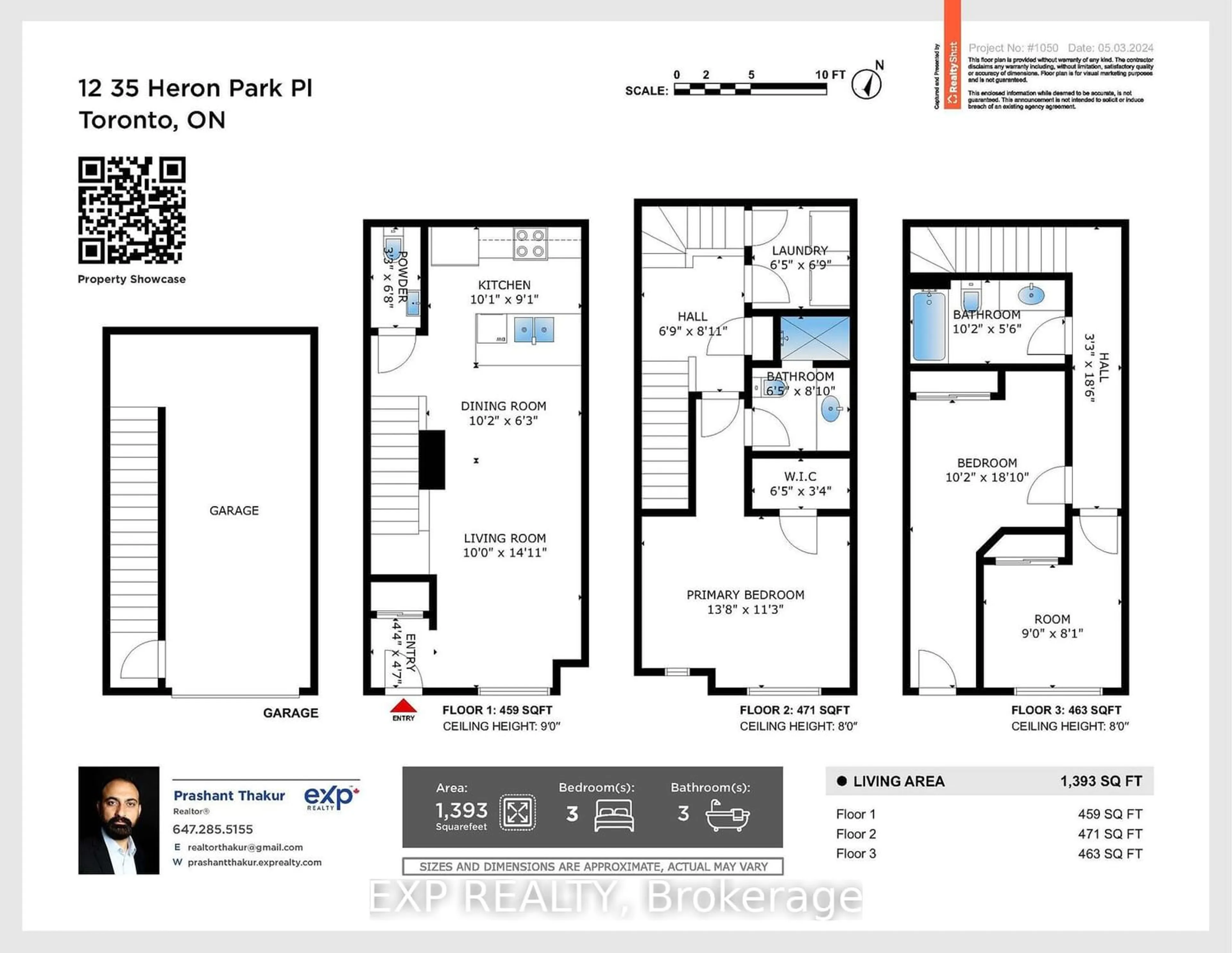 Floor plan for 35 Heron Park Pl #12, Toronto Ontario M1E 0B8