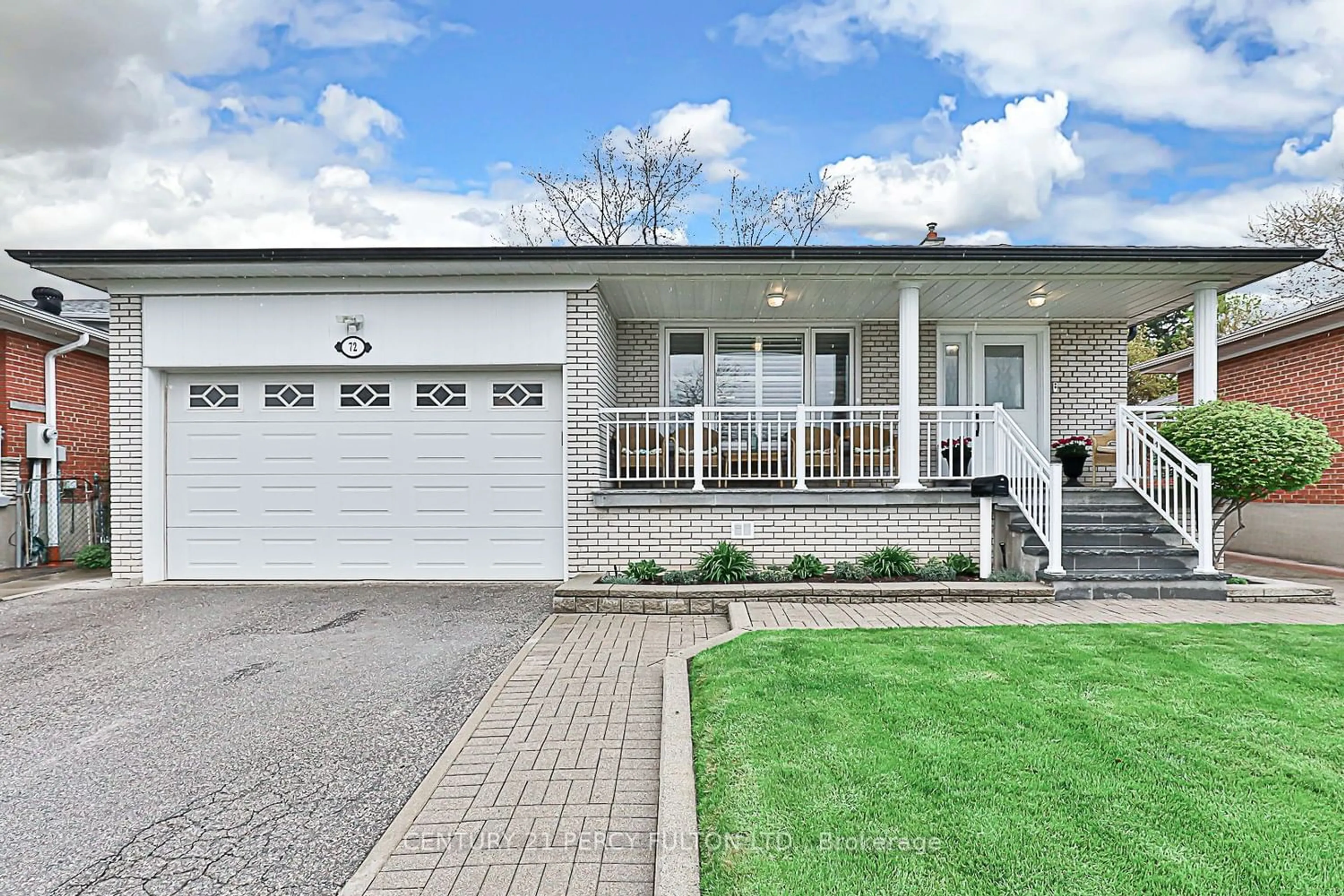 Home with vinyl exterior material for 72 Orangewood Cres, Toronto Ontario M1W 1C7