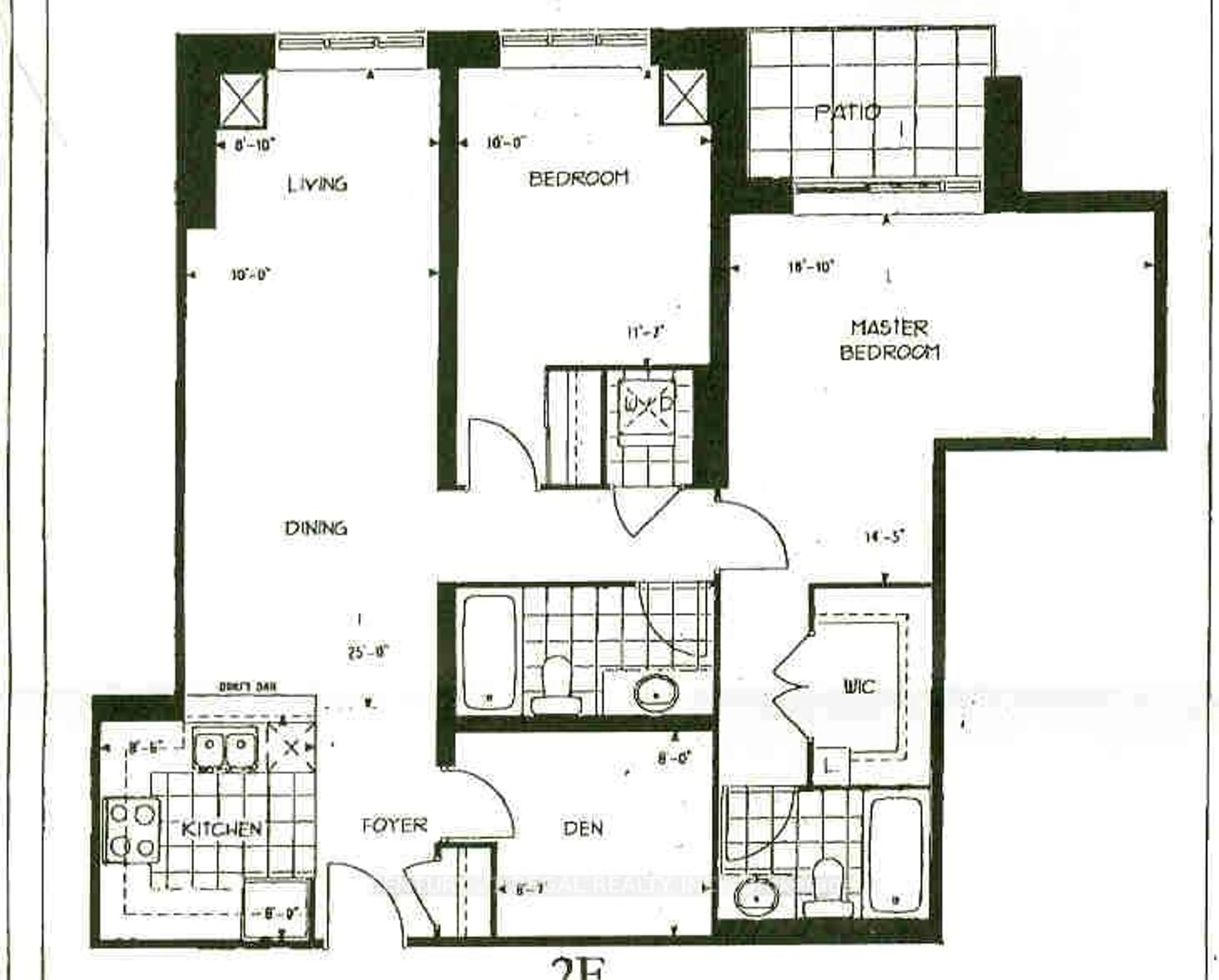 Floor plan for 8 Mondeo Dr #115, Toronto Ontario M1P 5C7