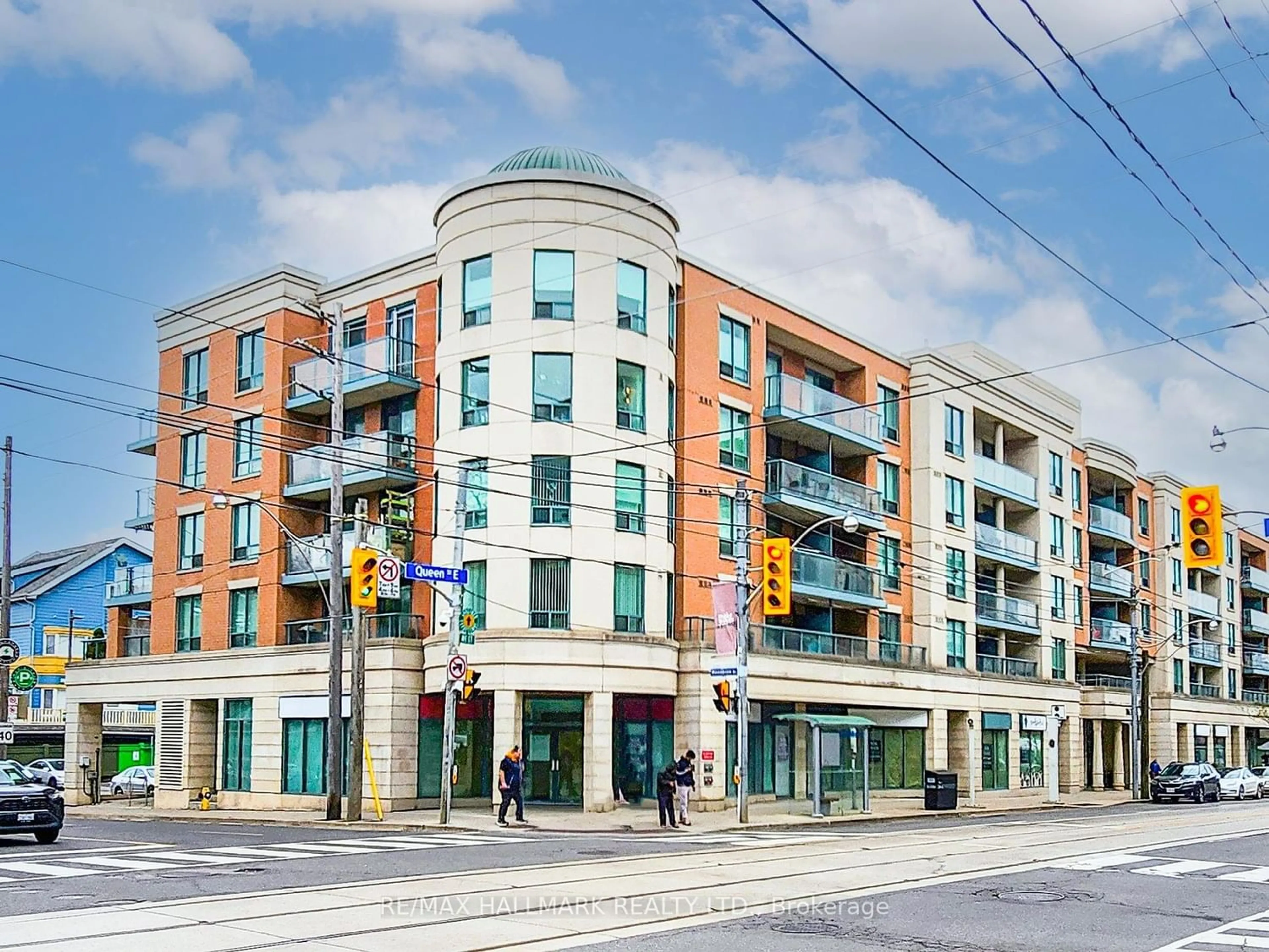 A pic from exterior of the house or condo for 1863 Queen St #506, Toronto Ontario M4L 3Y6