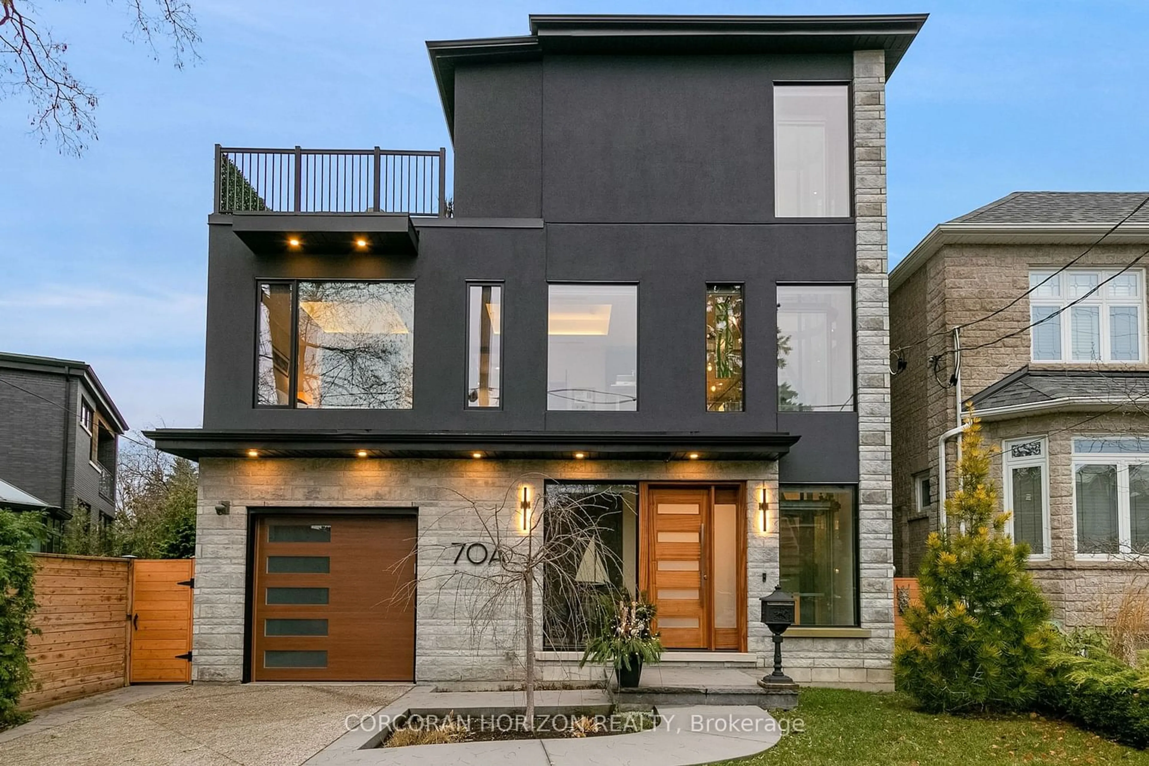 Home with brick exterior material for 70A Hillside Dr, Toronto Ontario M4K 2M6