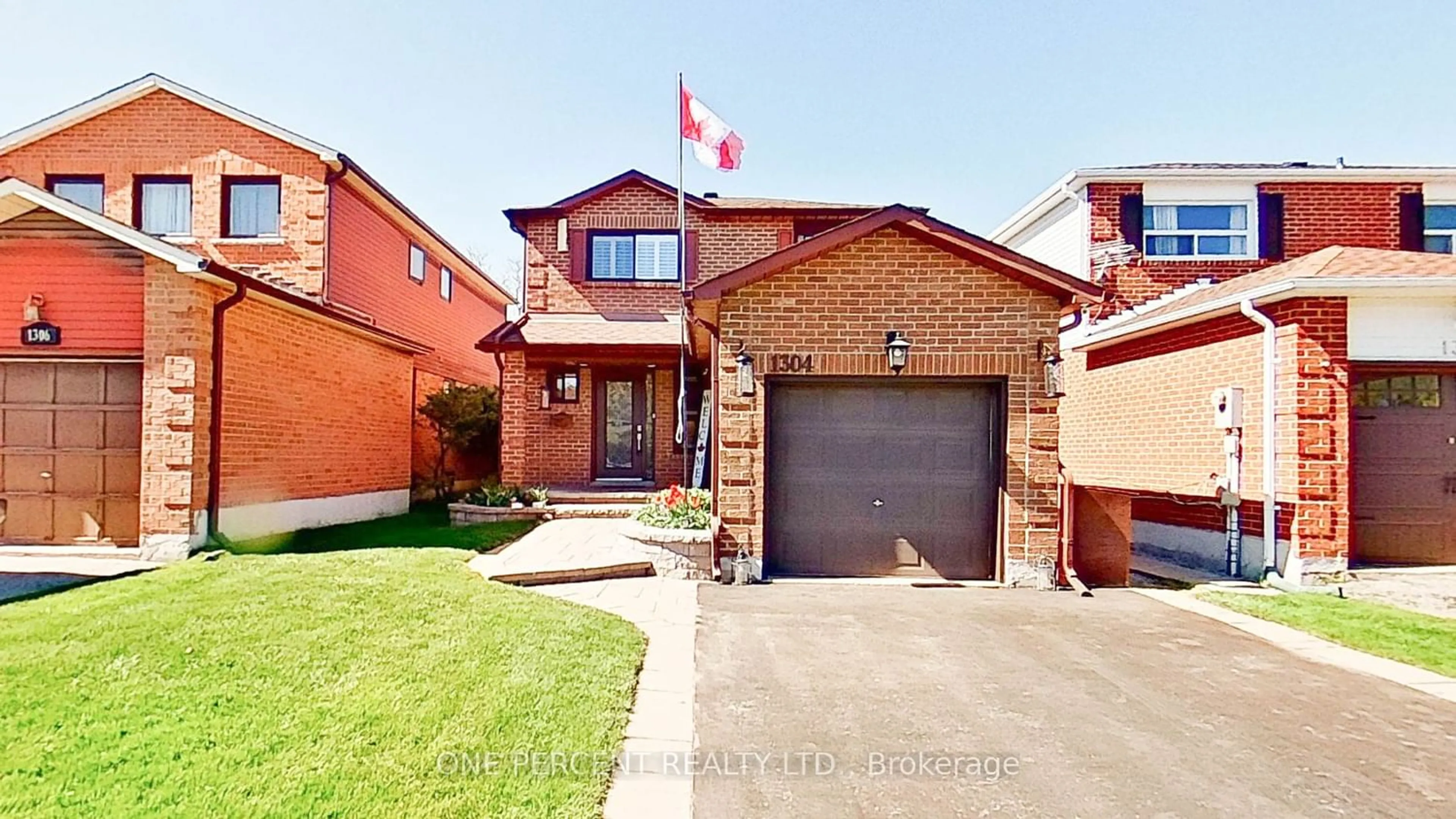 Frontside or backside of a home for 1304 Ferncliff Circ, Pickering Ontario L1X 1W7