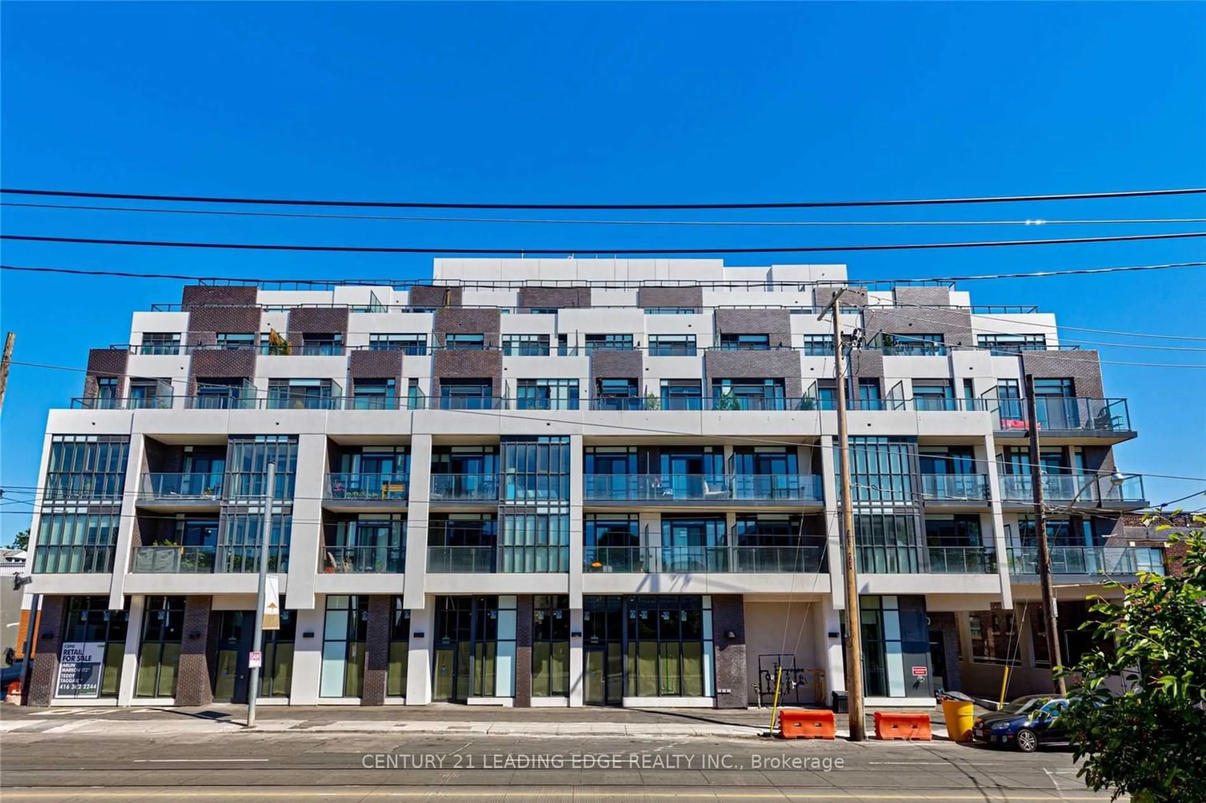 A pic from exterior of the house or condo for 1630 Queen St #601, Toronto Ontario M4L 1G3