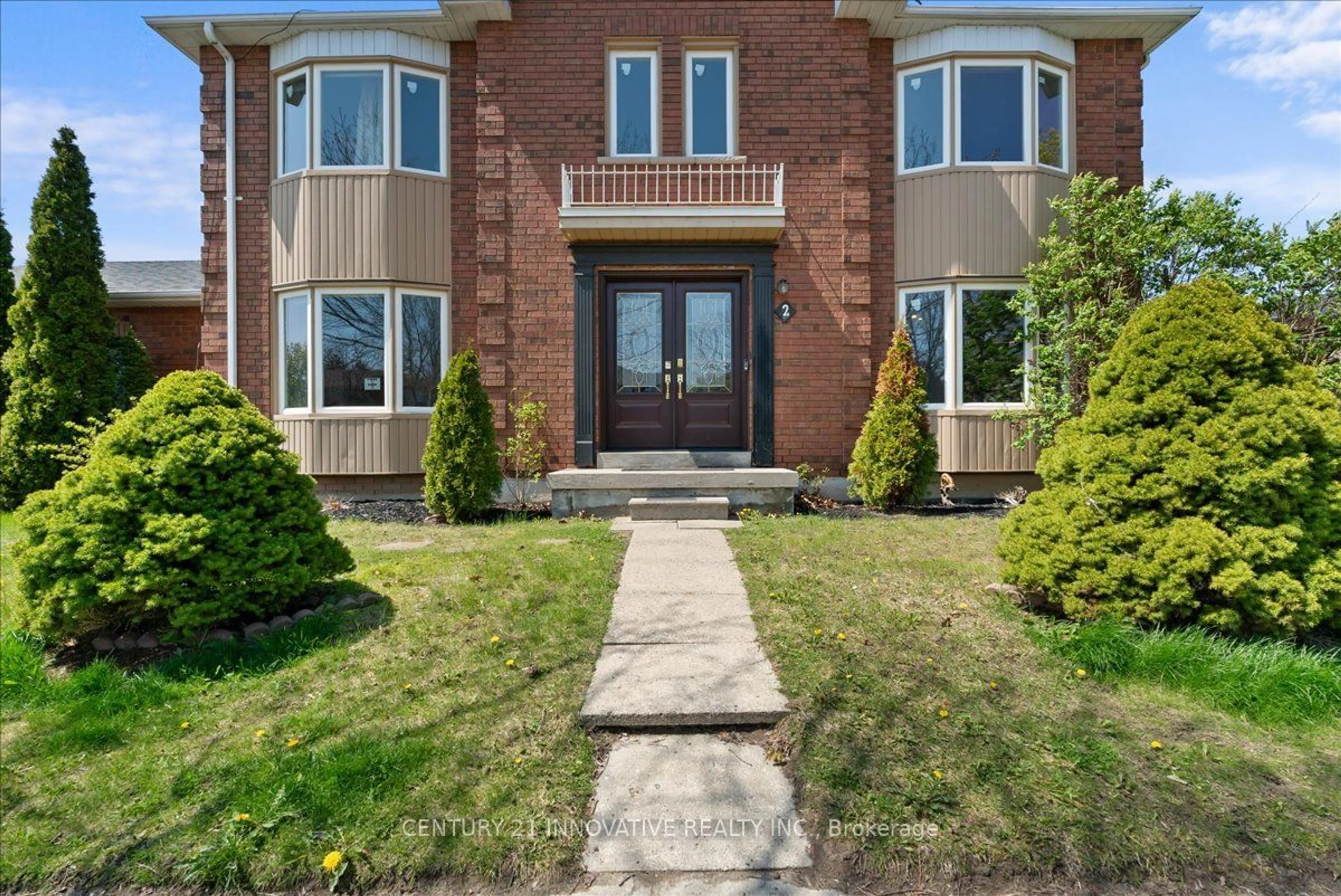 Home with brick exterior material for 2 Old Colony Dr, Whitby Ontario L1R 2A3