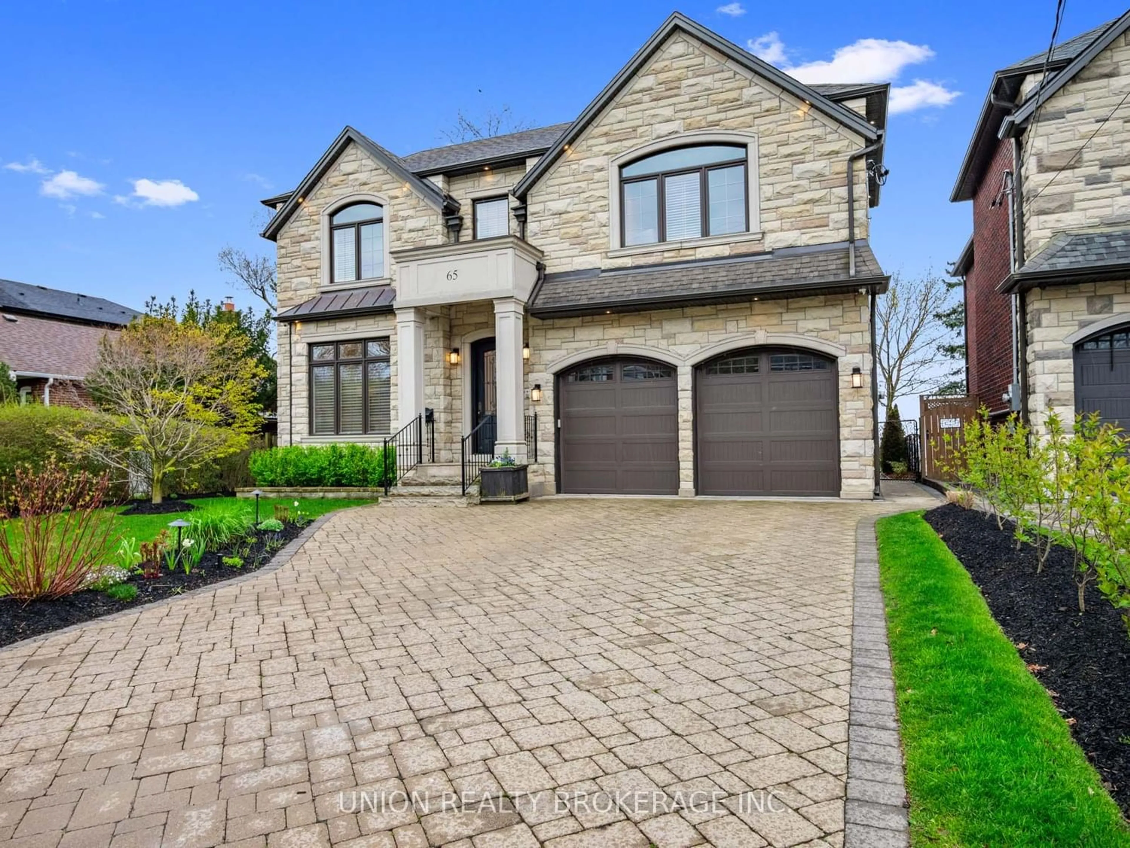 Home with brick exterior material for 65 Fishleigh Dr, Toronto Ontario M1N 1H3