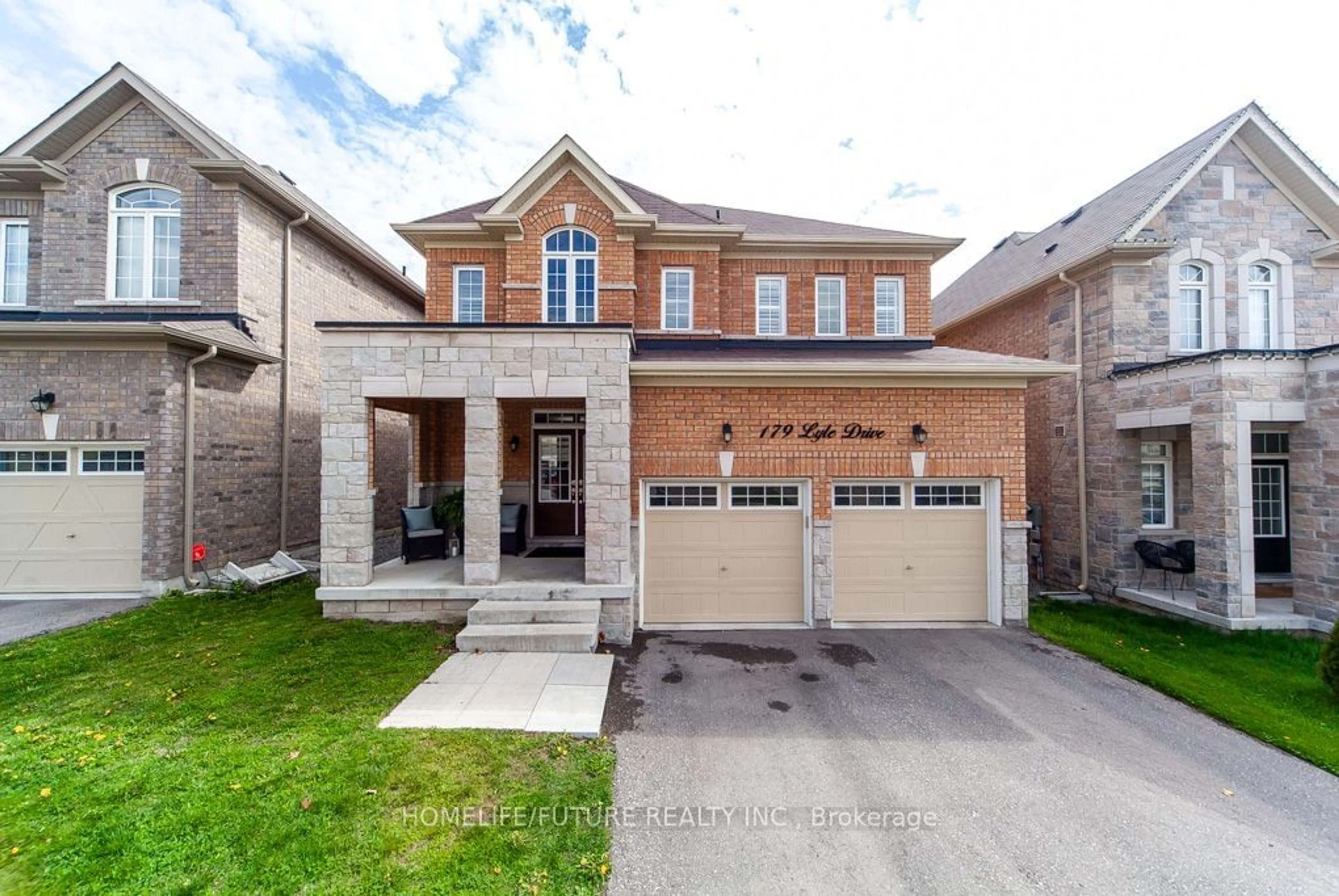 Home with brick exterior material for 179 Lyle Dr, Clarington Ontario L1C 0V8