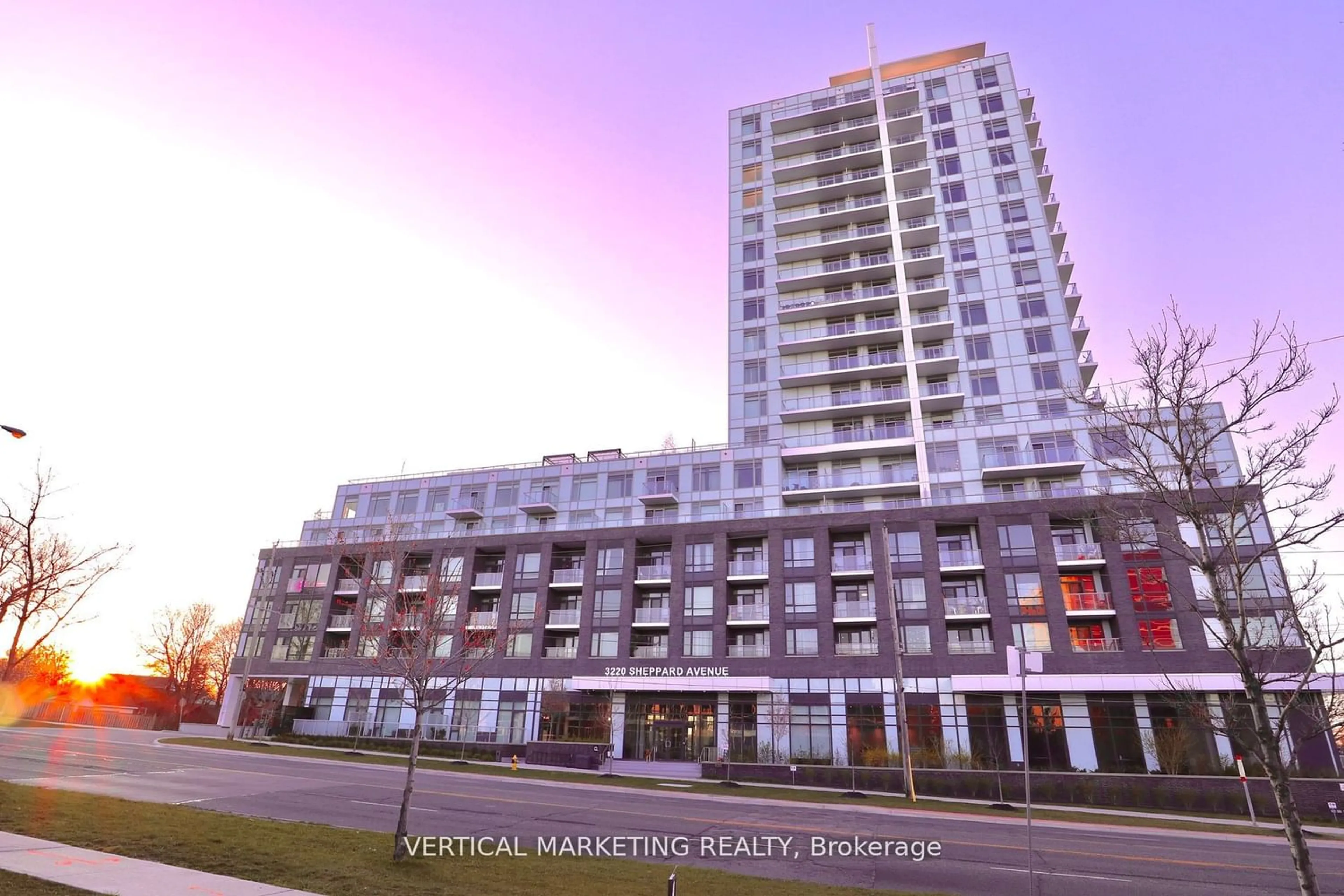 A pic from exterior of the house or condo for 3220 Sheppard Ave #402, Toronto Ontario M1T 0B7