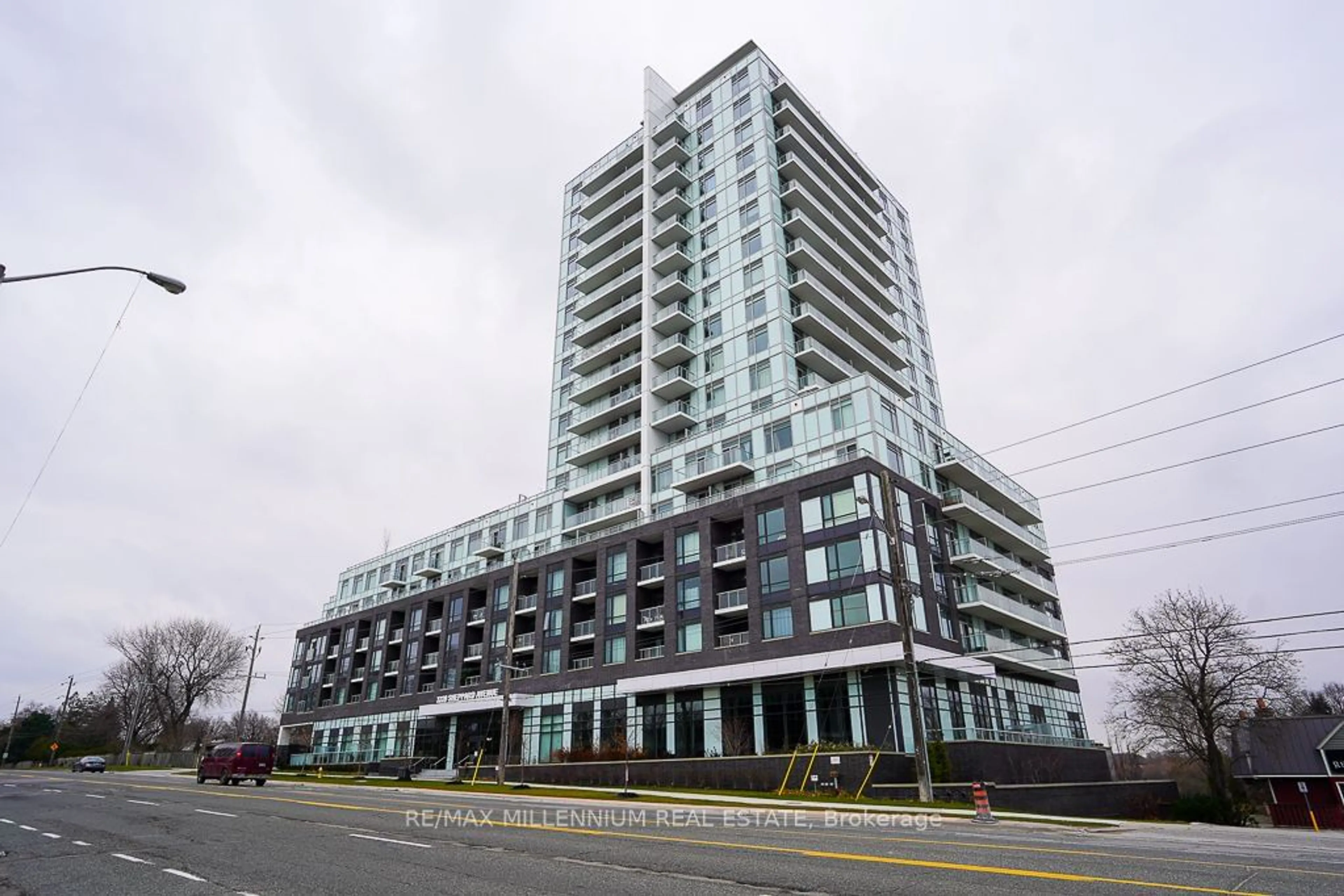A pic from exterior of the house or condo for 3220 Sheppard Ave #414, Toronto Ontario M1T 0B7