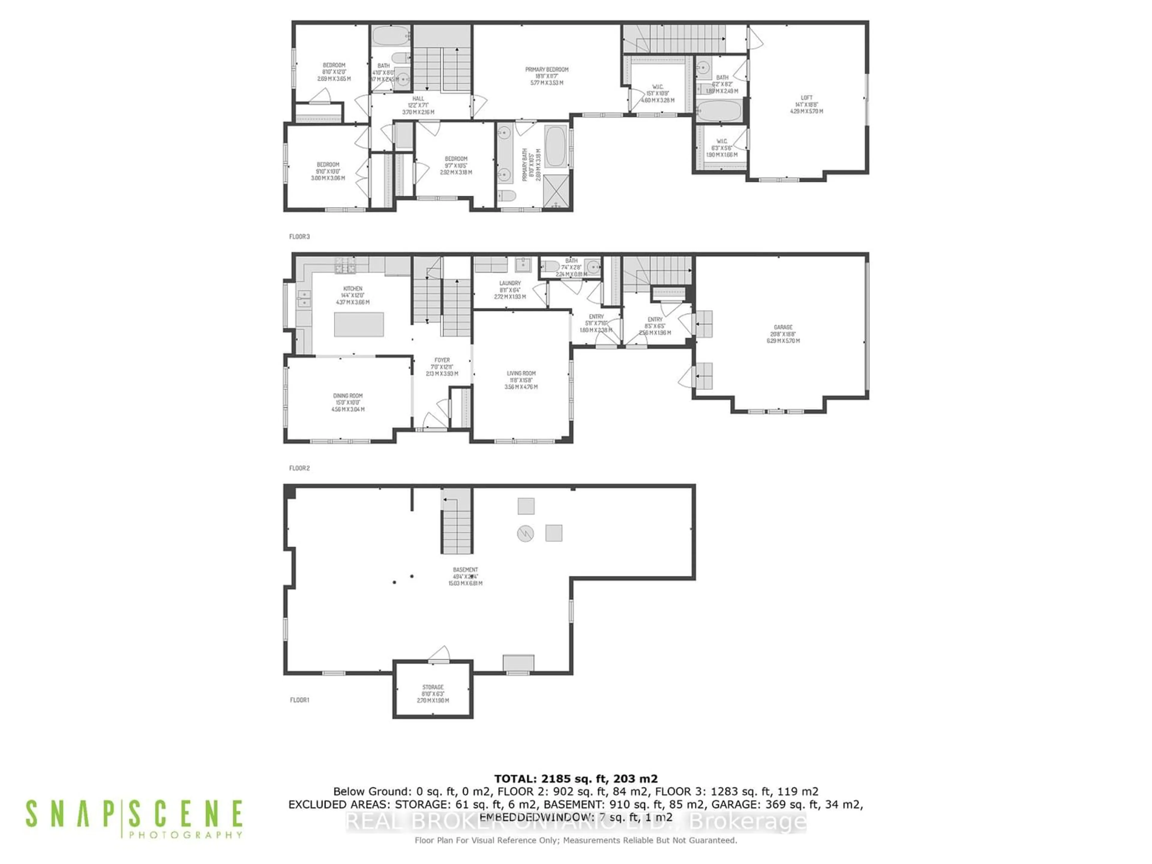 Floor plan for 184 Coronation Rd, Whitby Ontario L1P 0H5