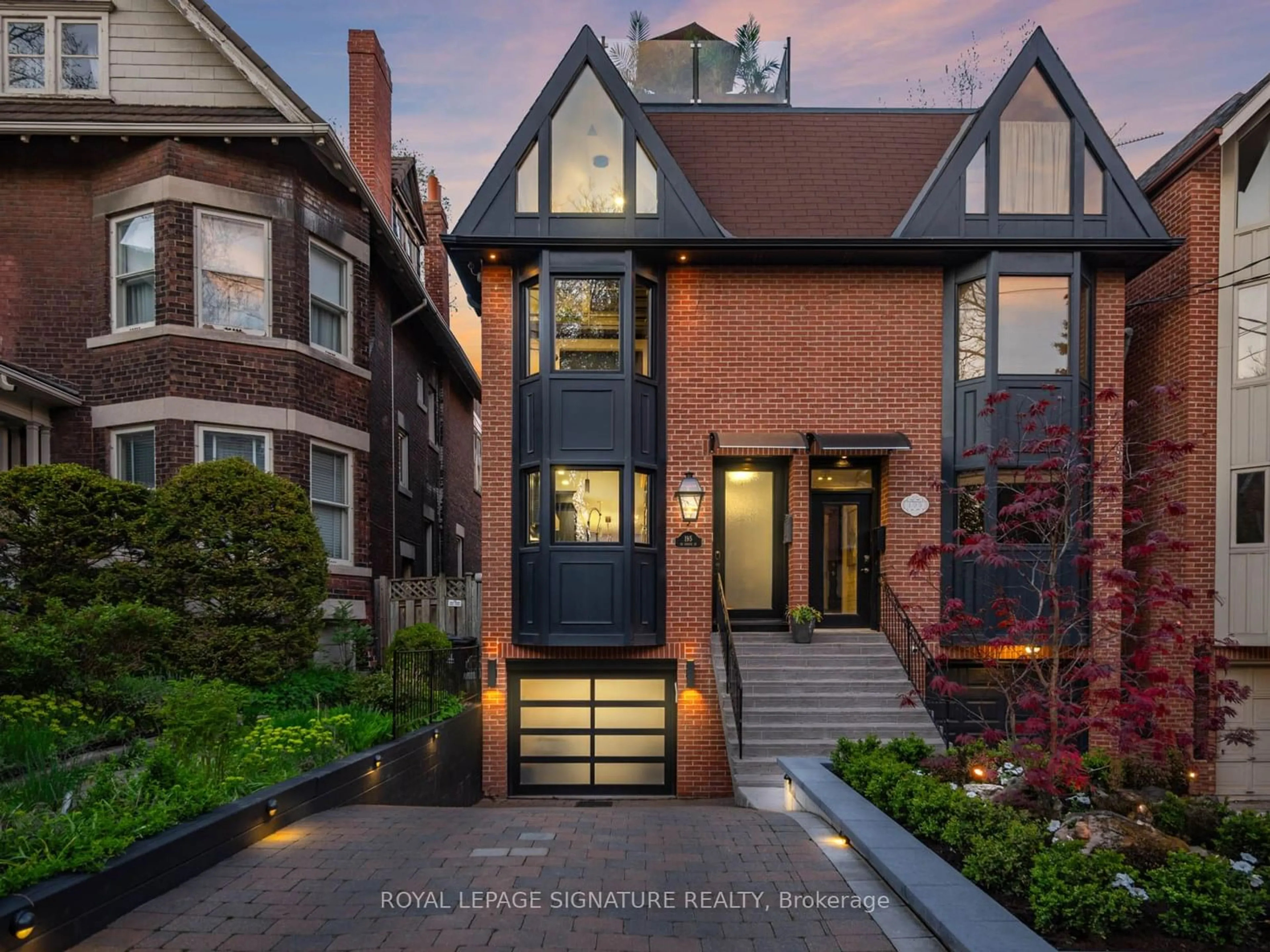 Home with brick exterior material for 195 De Grassi St, Toronto Ontario M4M 2K8