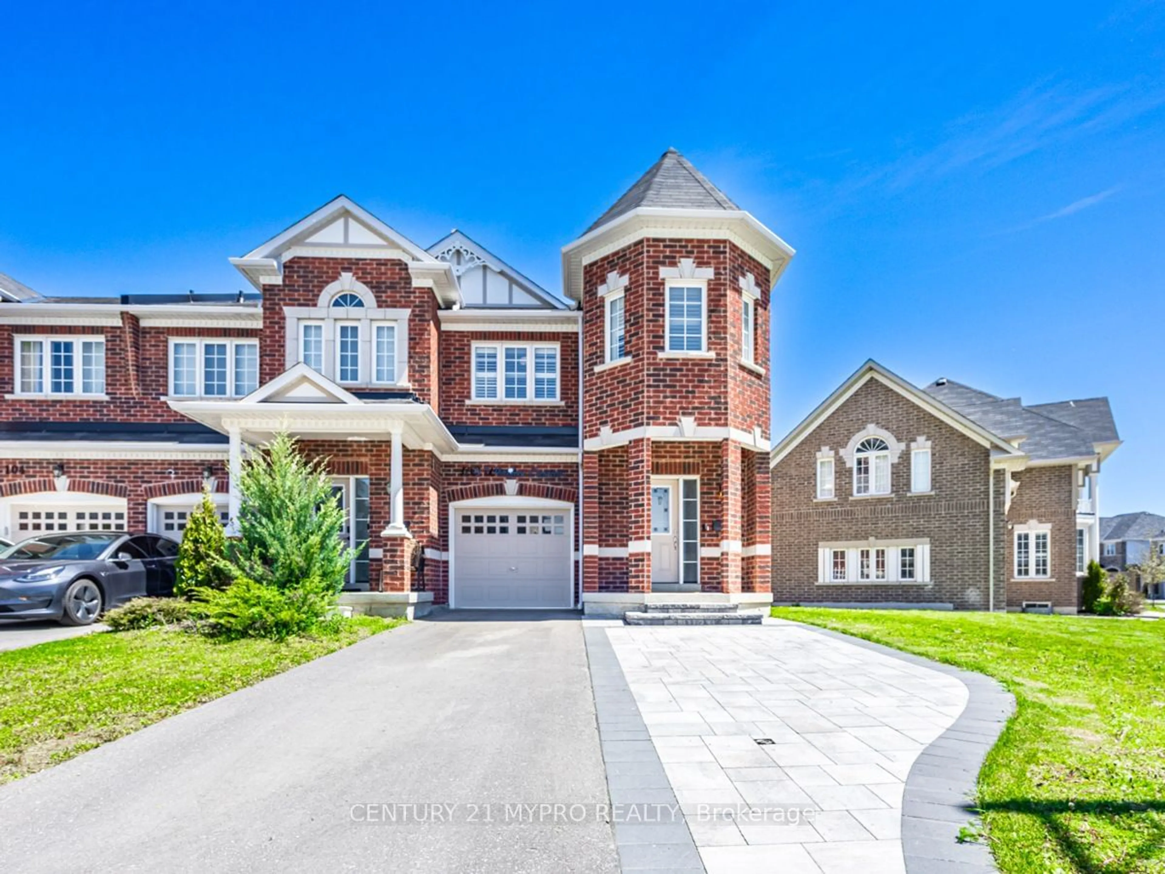 Home with brick exterior material for 108 Whitefoot Cres, Ajax Ontario L1Z 2E3