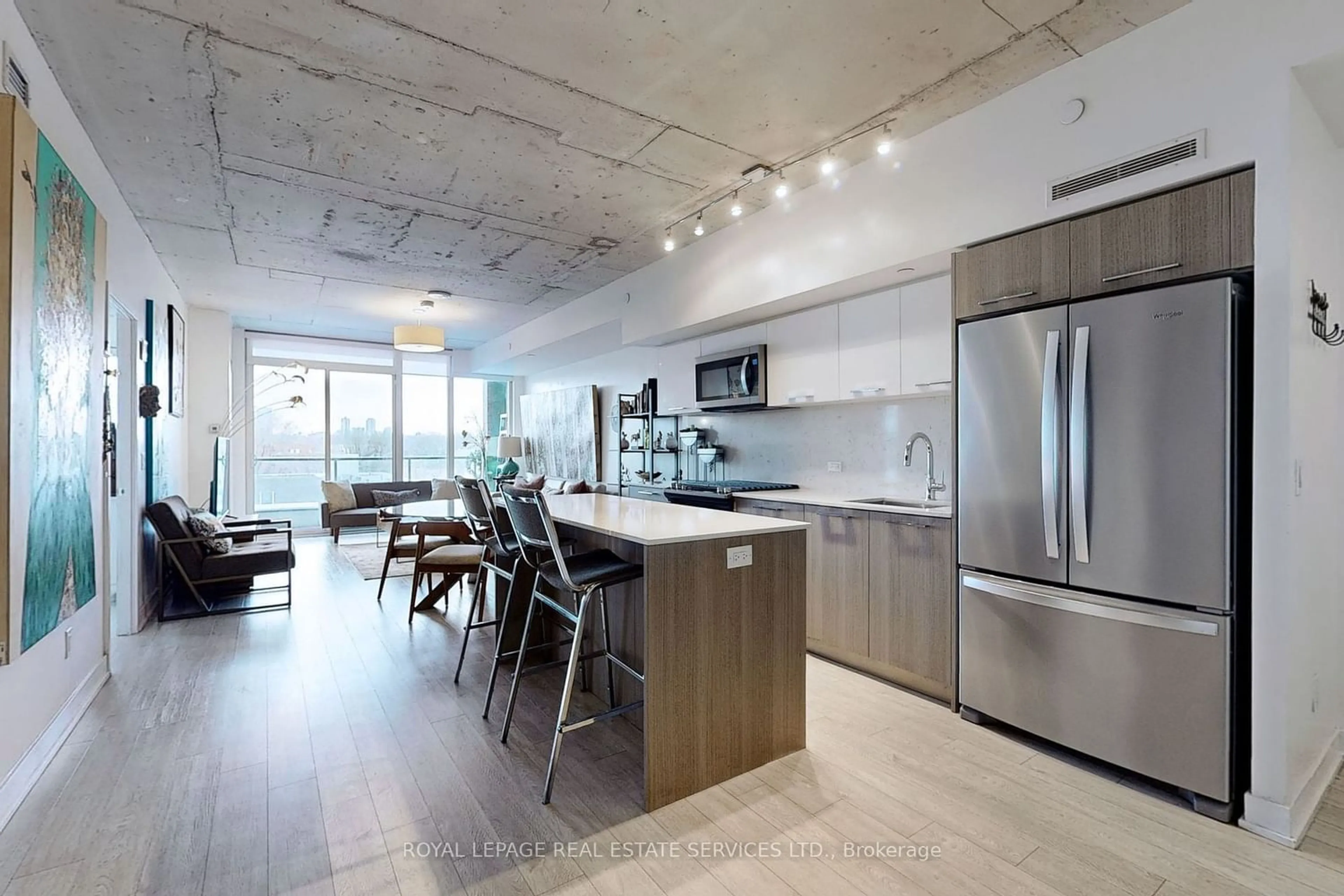 Contemporary kitchen for 30 Baseball Pl #501, Toronto Ontario M4M 0E8