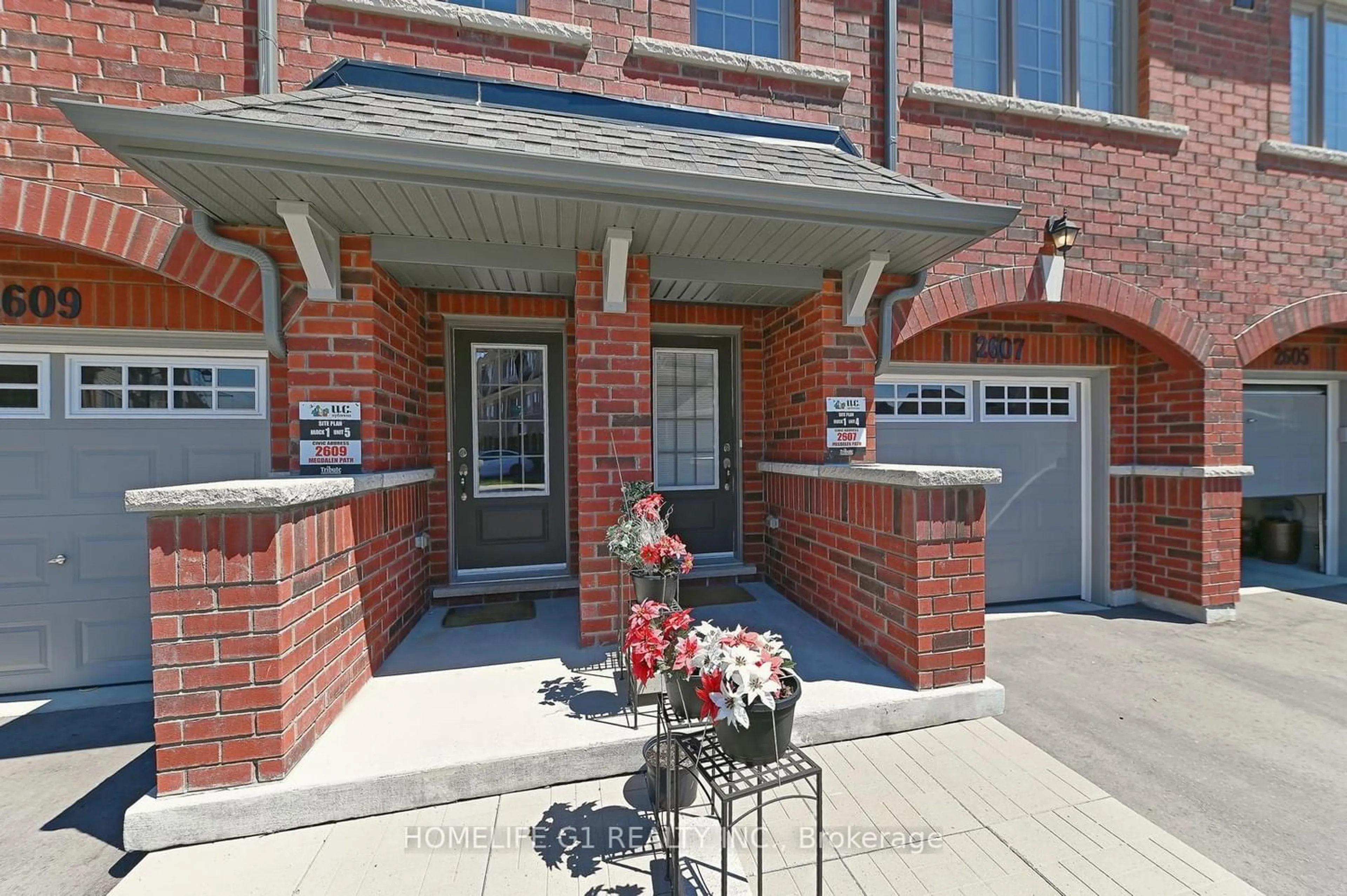 Home with brick exterior material for 2607 Magdalen Path #14, Oshawa Ontario L1L 0R6
