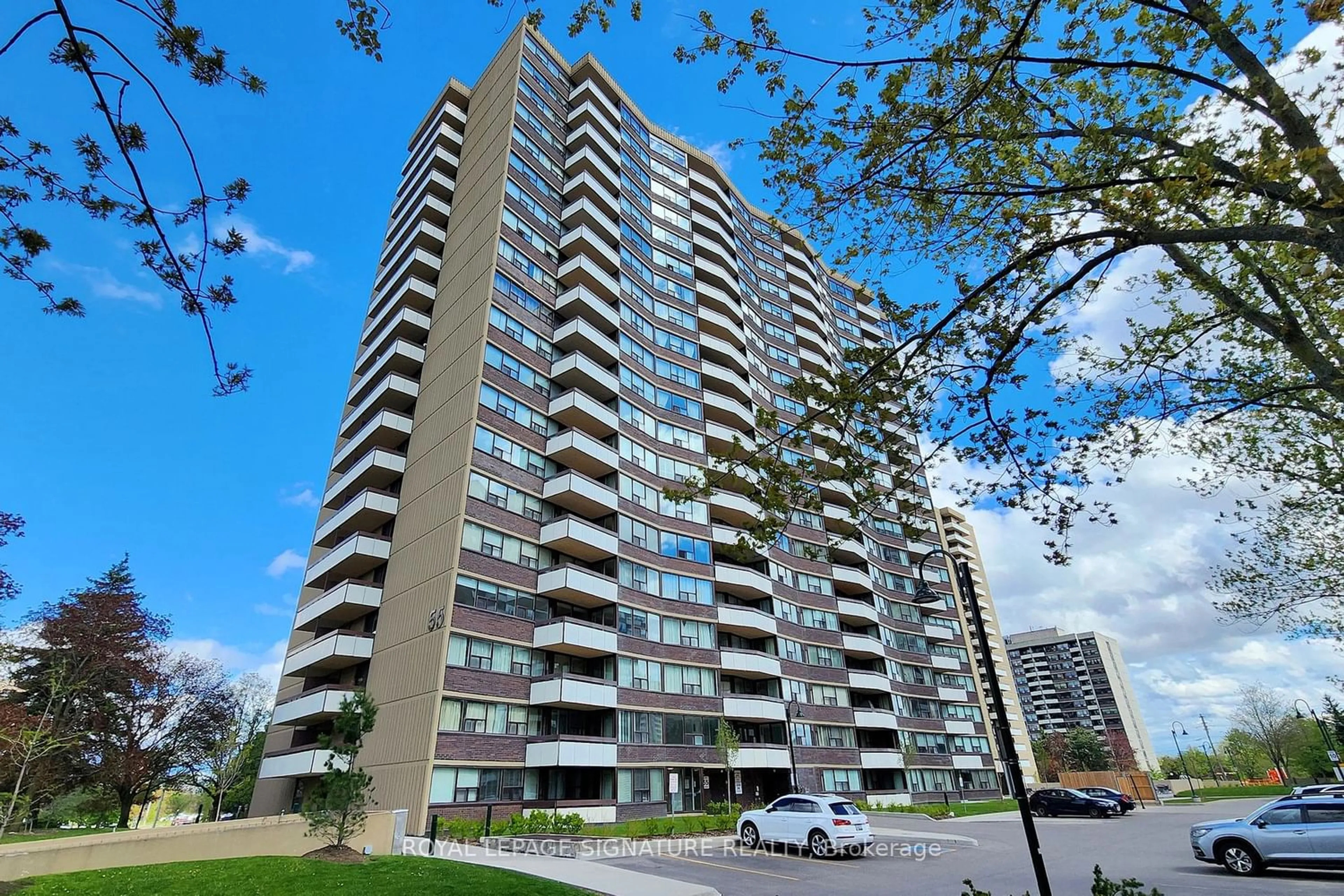 A pic from exterior of the house or condo for 55 Huntingdale Blvd #1903, Toronto Ontario M1W 2N9