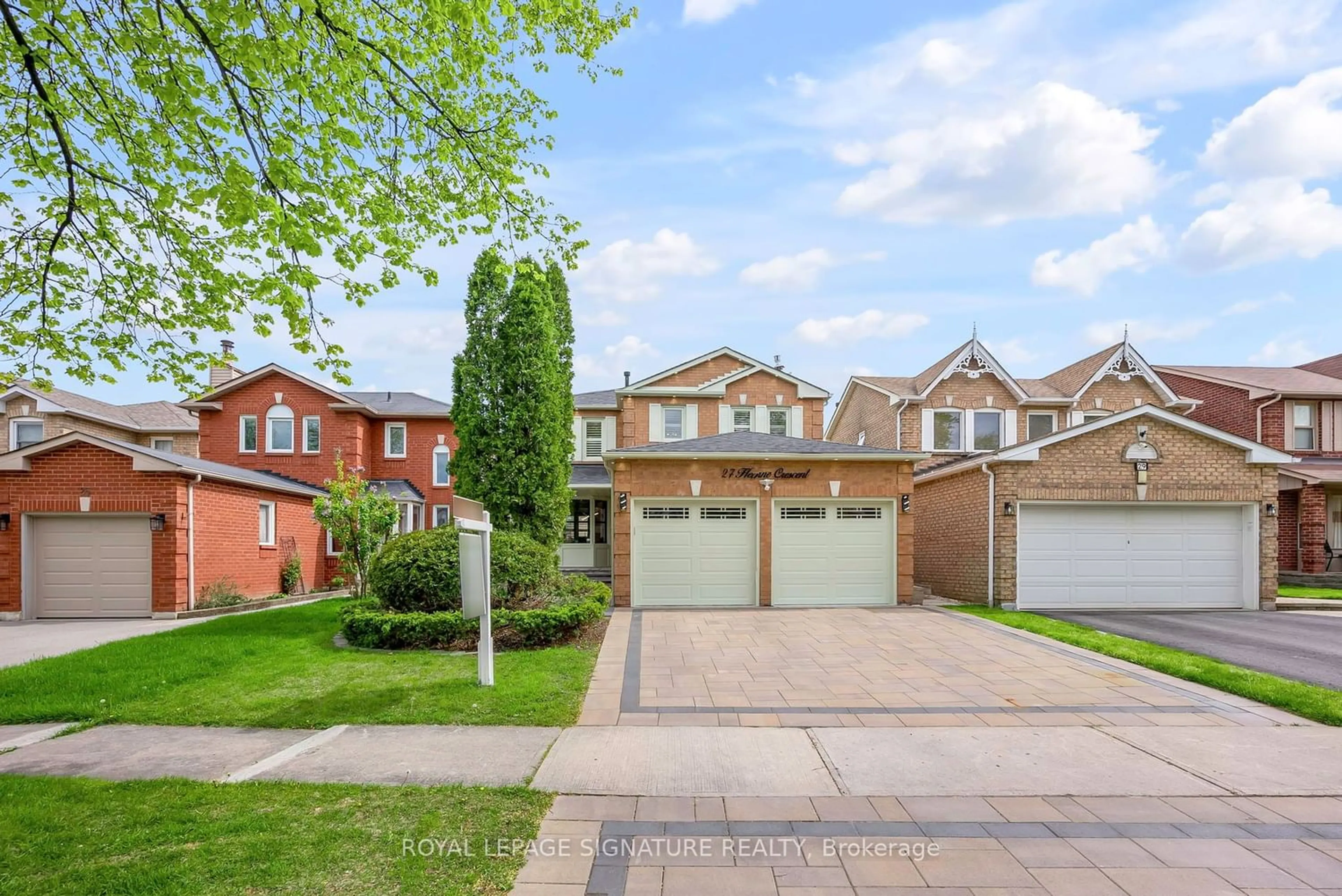 Home with brick exterior material for 27 Hearne Cres, Ajax Ontario L1T 3P5