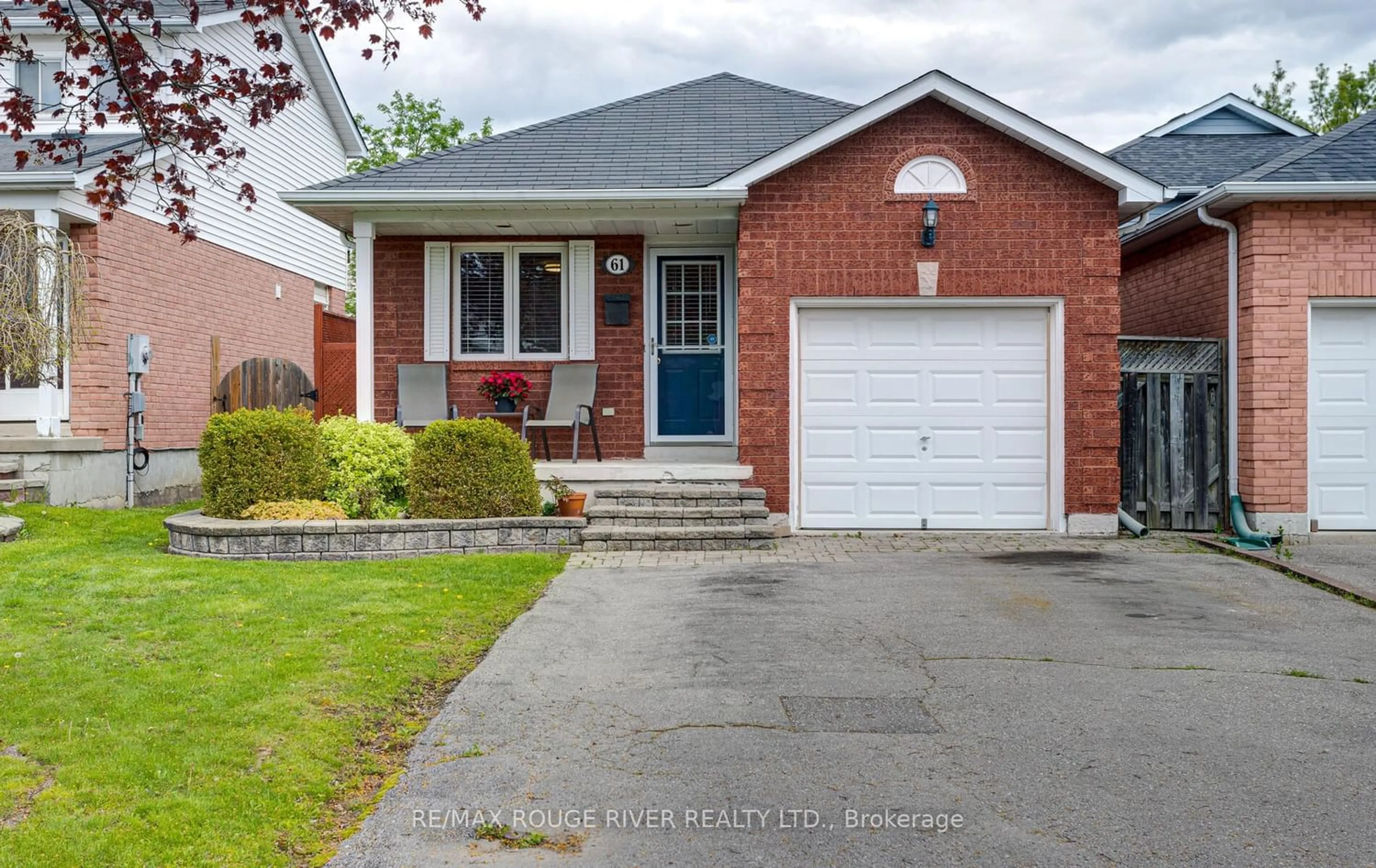 Home with brick exterior material for 61 Bushford St, Clarington Ontario L1E 2Y5