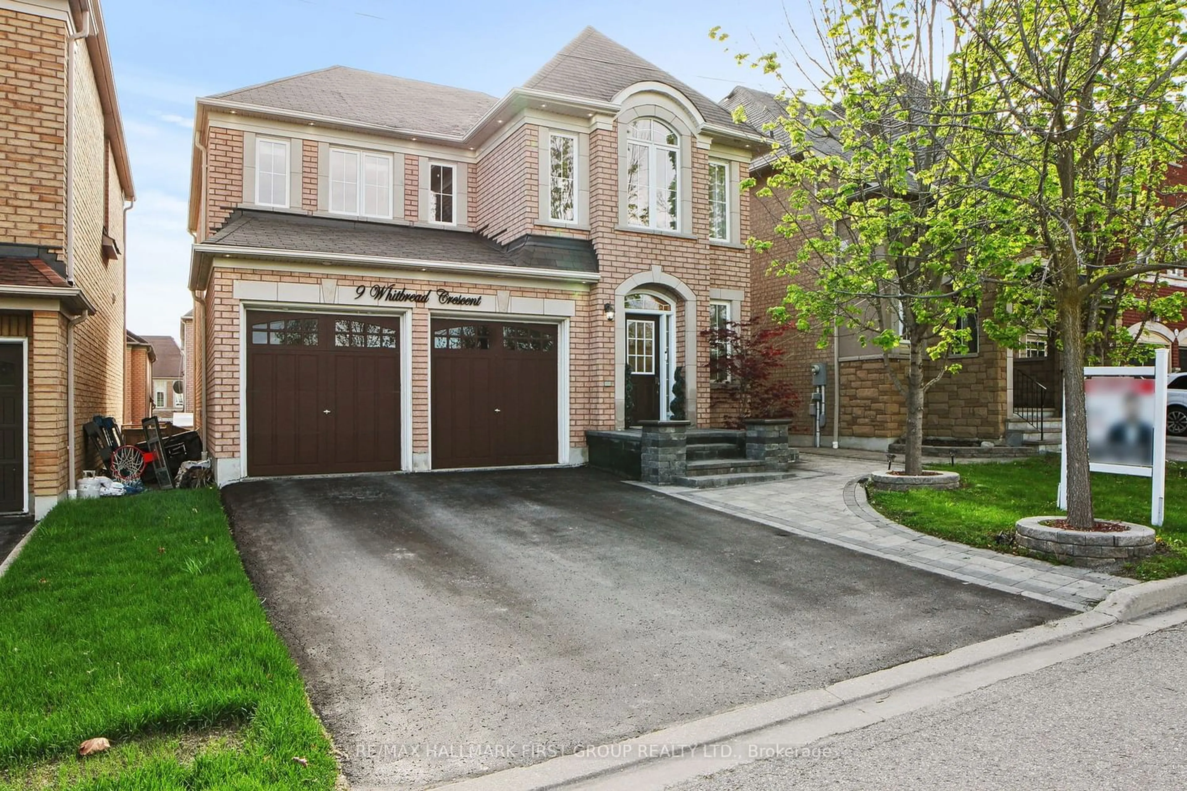 Home with brick exterior material for 9 Whitbread Cres, Ajax Ontario L1Z 0E3