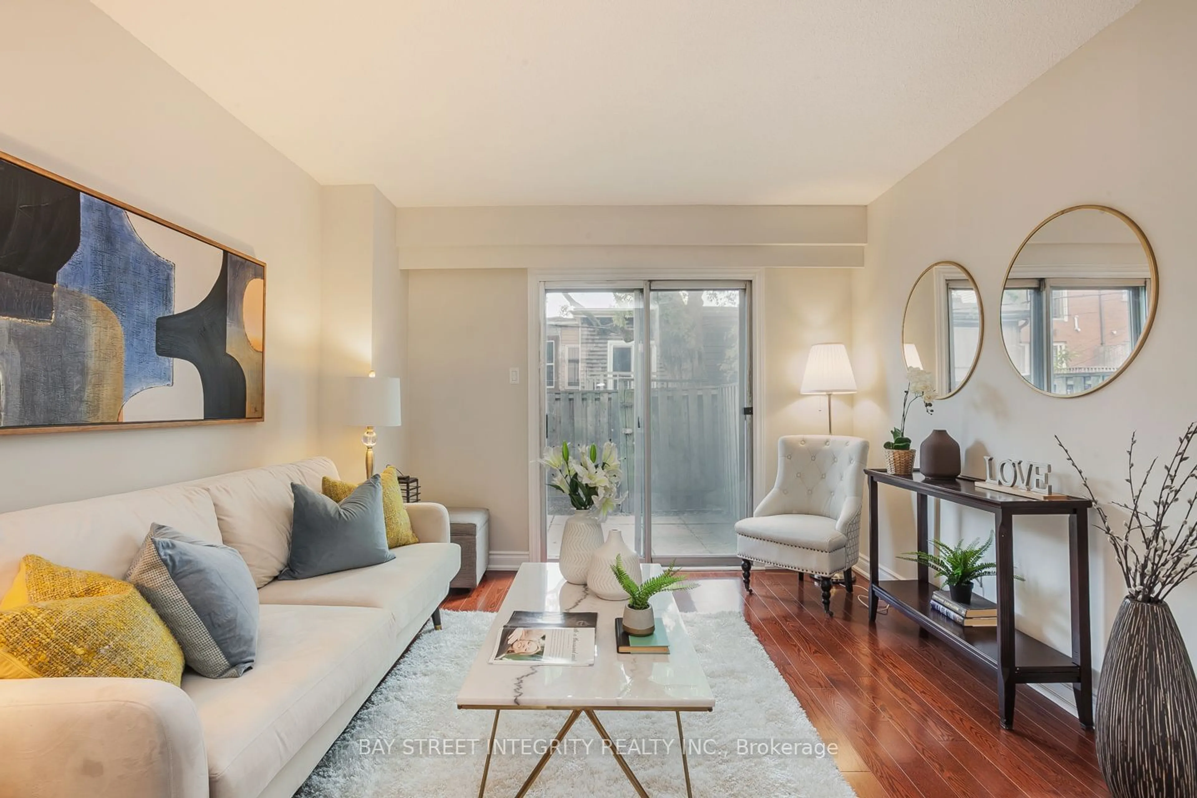 Living room for 275 Broadview Ave #45, Toronto Ontario M4M 3H5