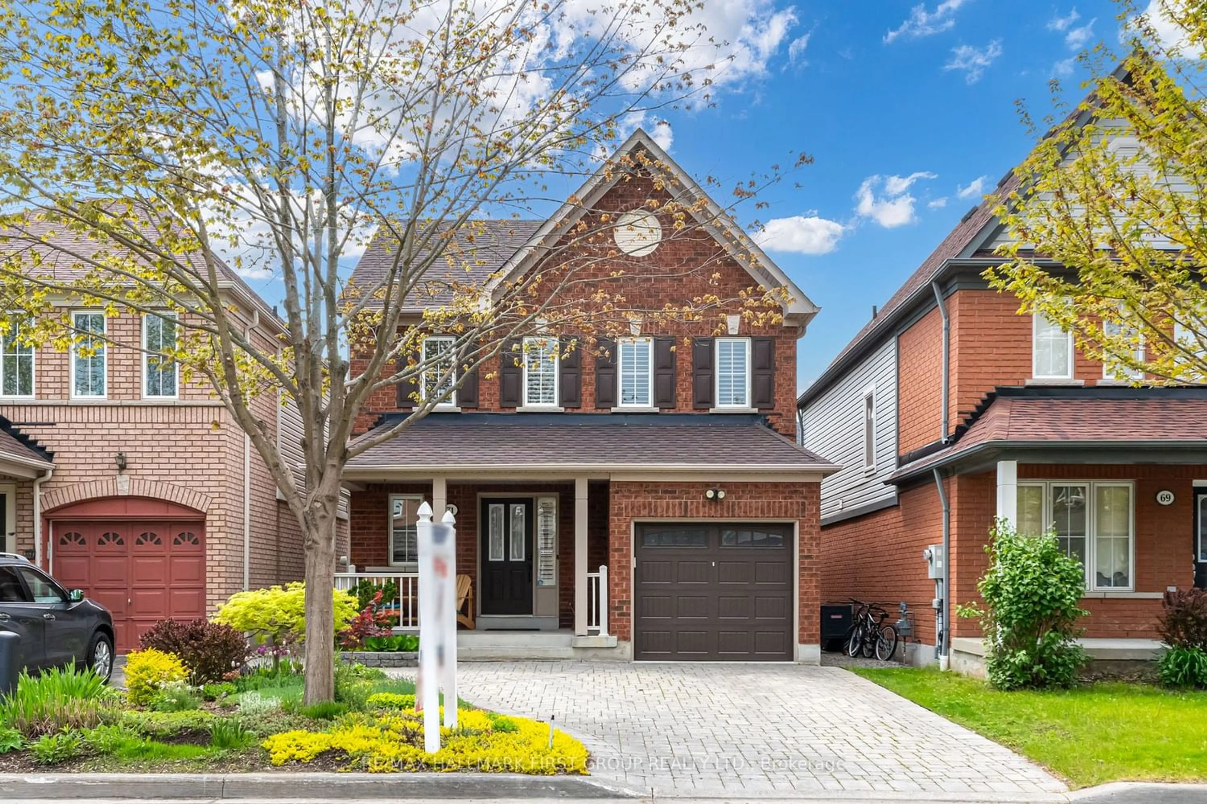 Home with brick exterior material for 71 Tansley Cres, Ajax Ontario L1Z 1Y6