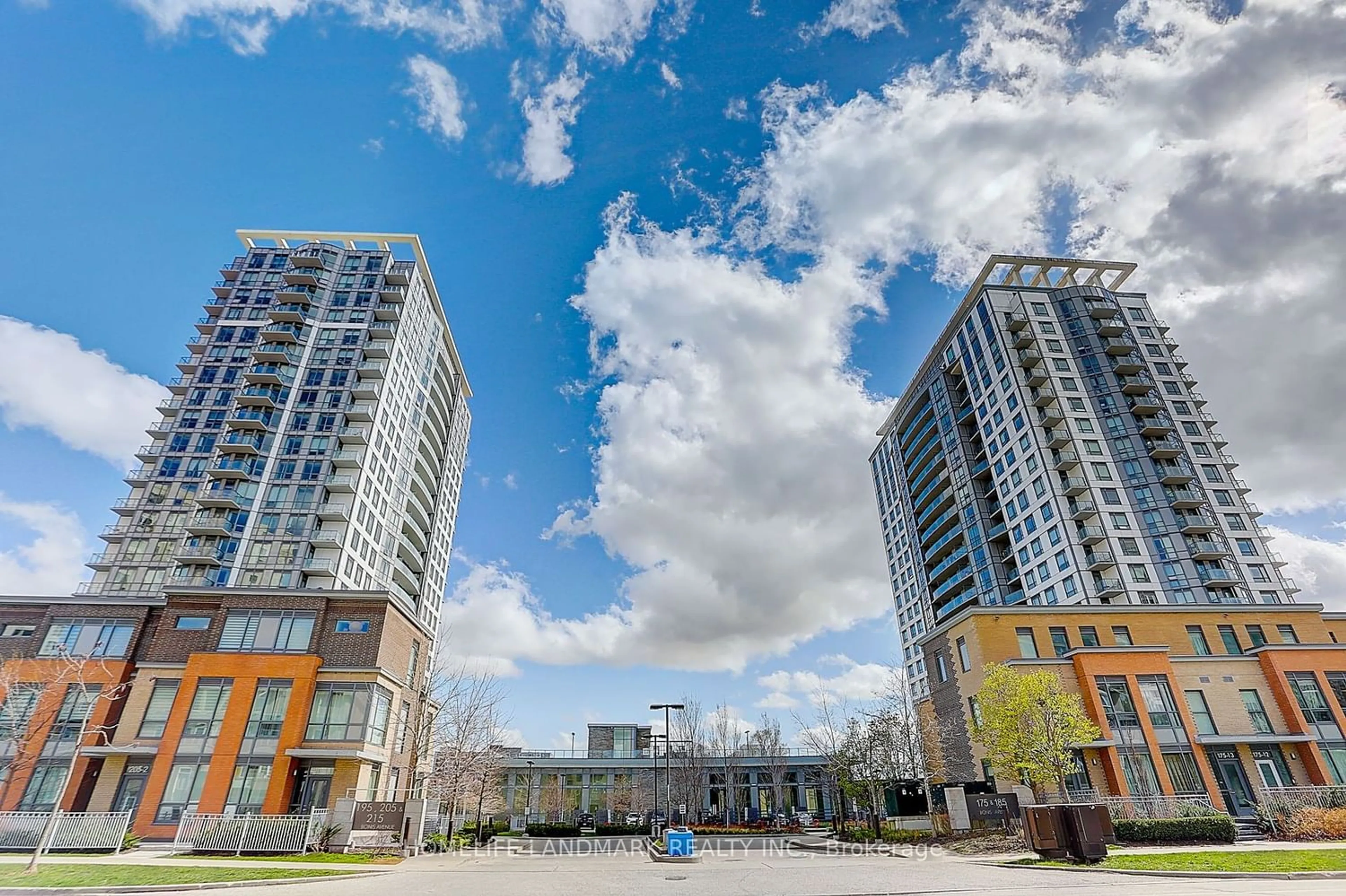 A pic from exterior of the house or condo for 195 Bonis Ave #1710, Toronto Ontario M1T 0A5