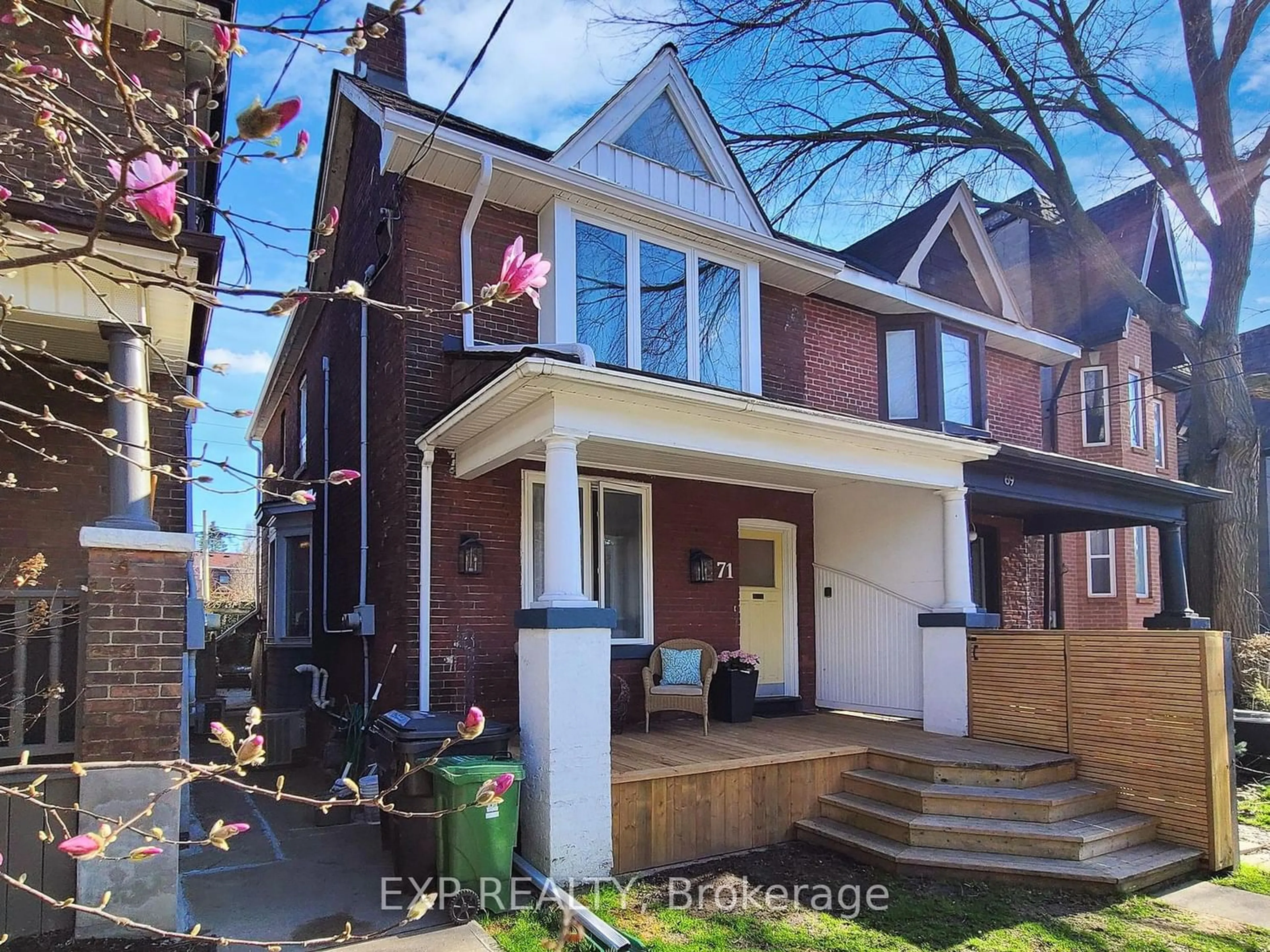 Home with brick exterior material for 71 Dagmar Ave, Toronto Ontario M4M 1V9