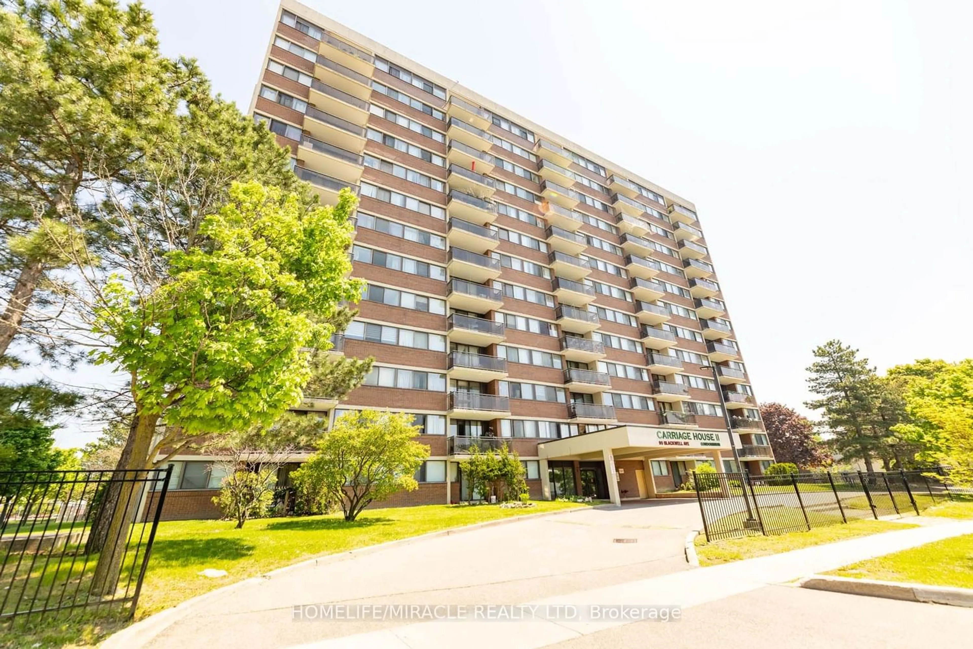 A pic from exterior of the house or condo for 99 Blackwell Ave #1108, Toronto Ontario M1B 3R5