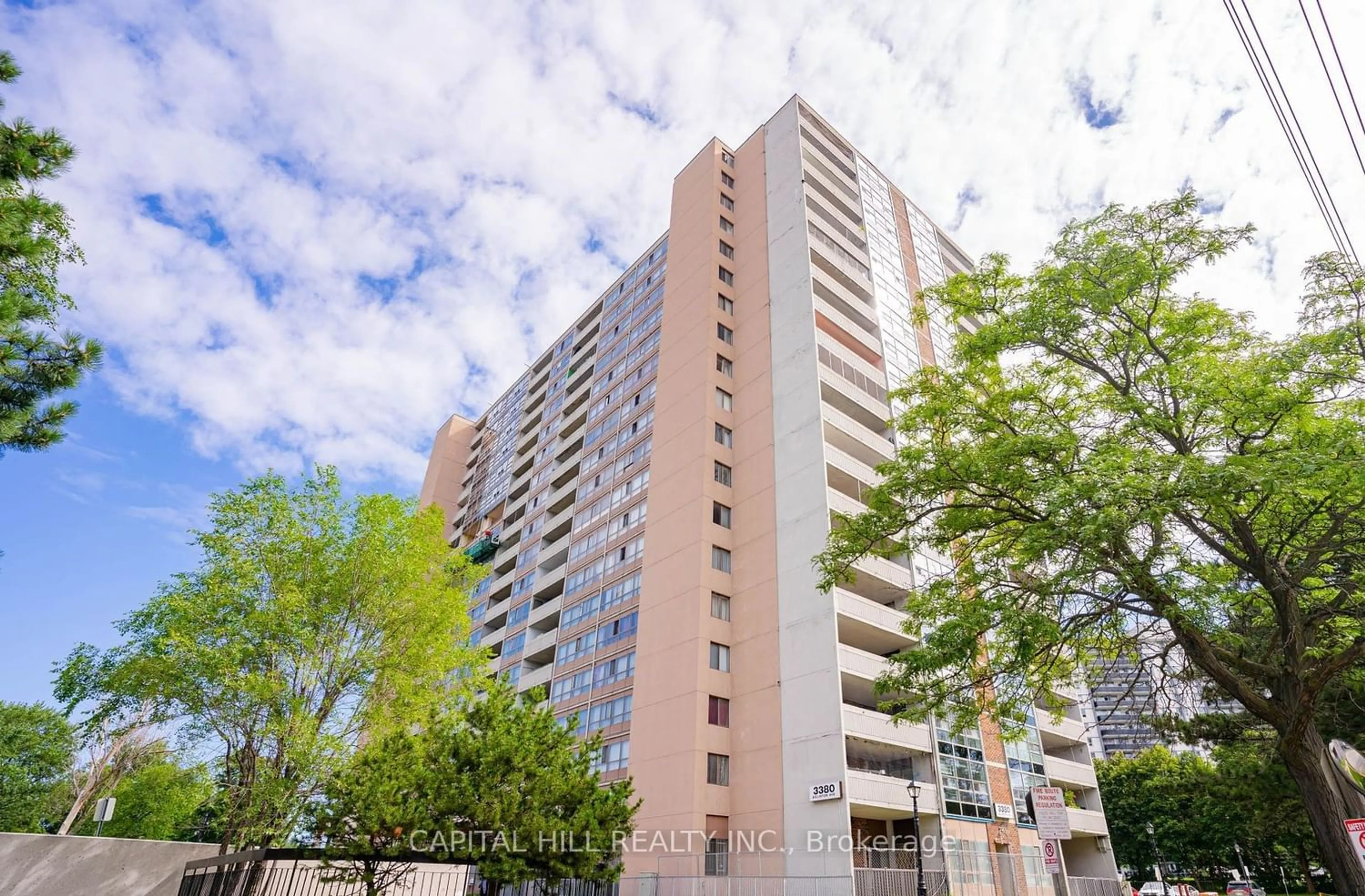 A pic from exterior of the house or condo for 3380 Eglinton Ave #1802, Toronto Ontario M1J 3L6