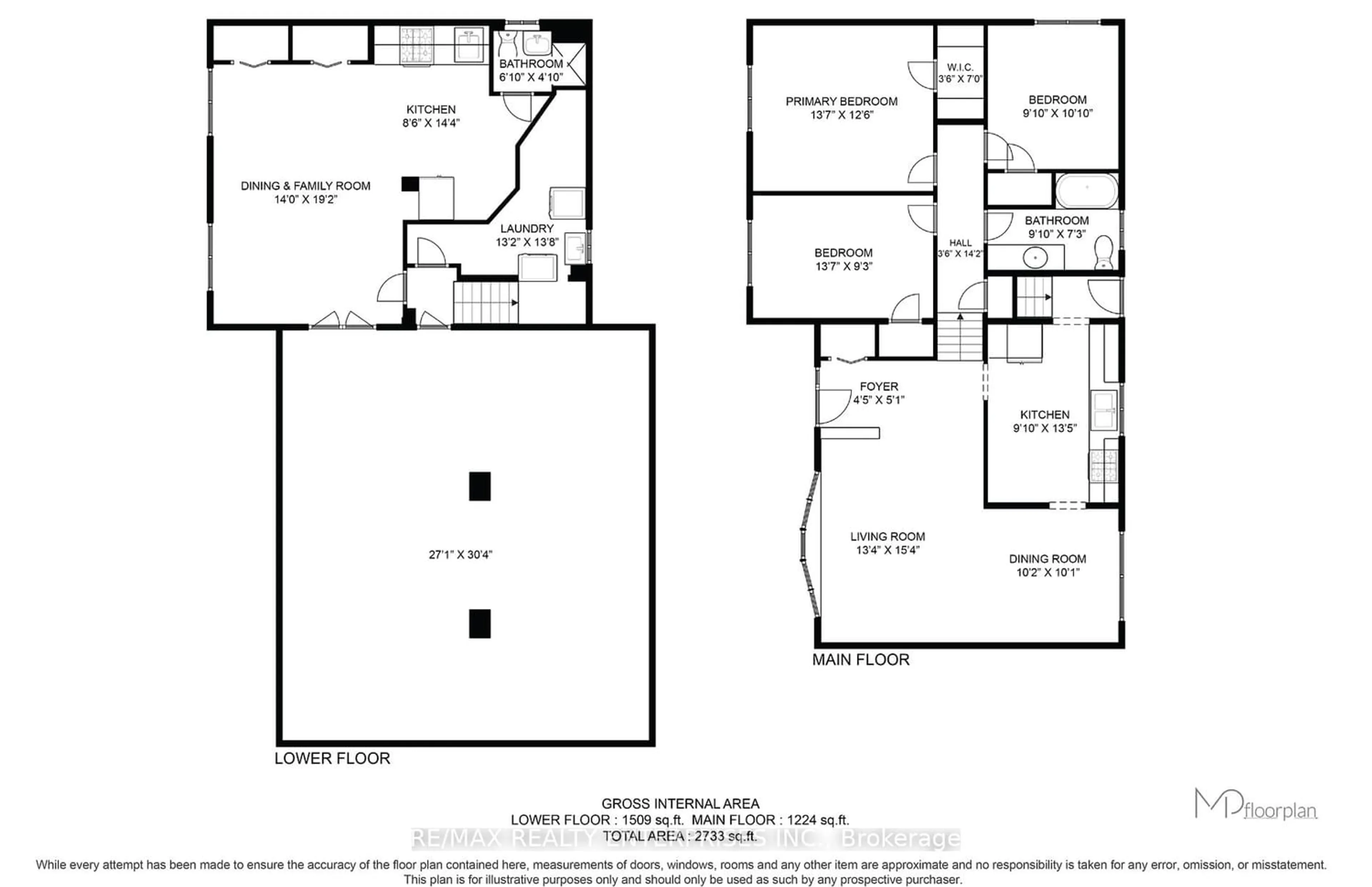 Floor plan for 3 Savarin St, Toronto Ontario M1J 1Z7