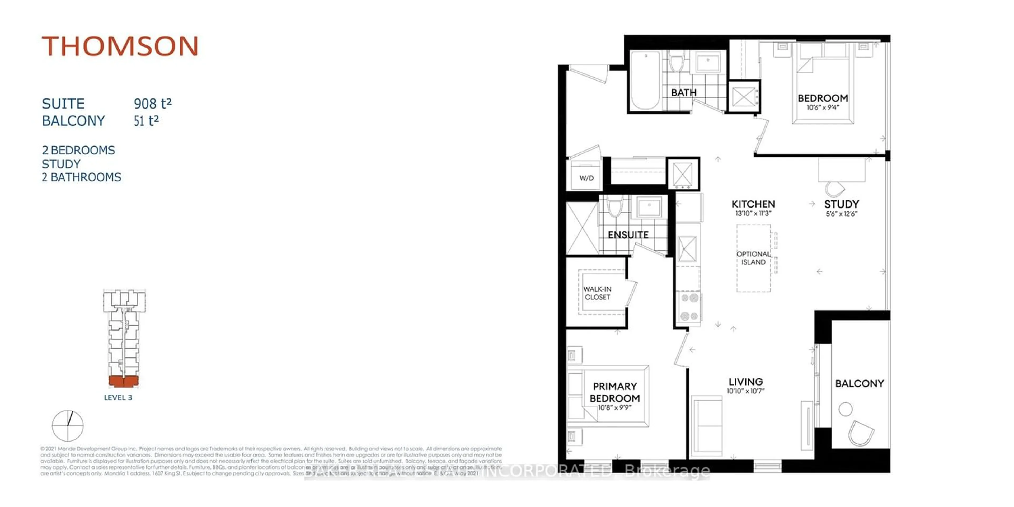 Floor plan for 1607 King St #306, Clarington Ontario L1E 2R7