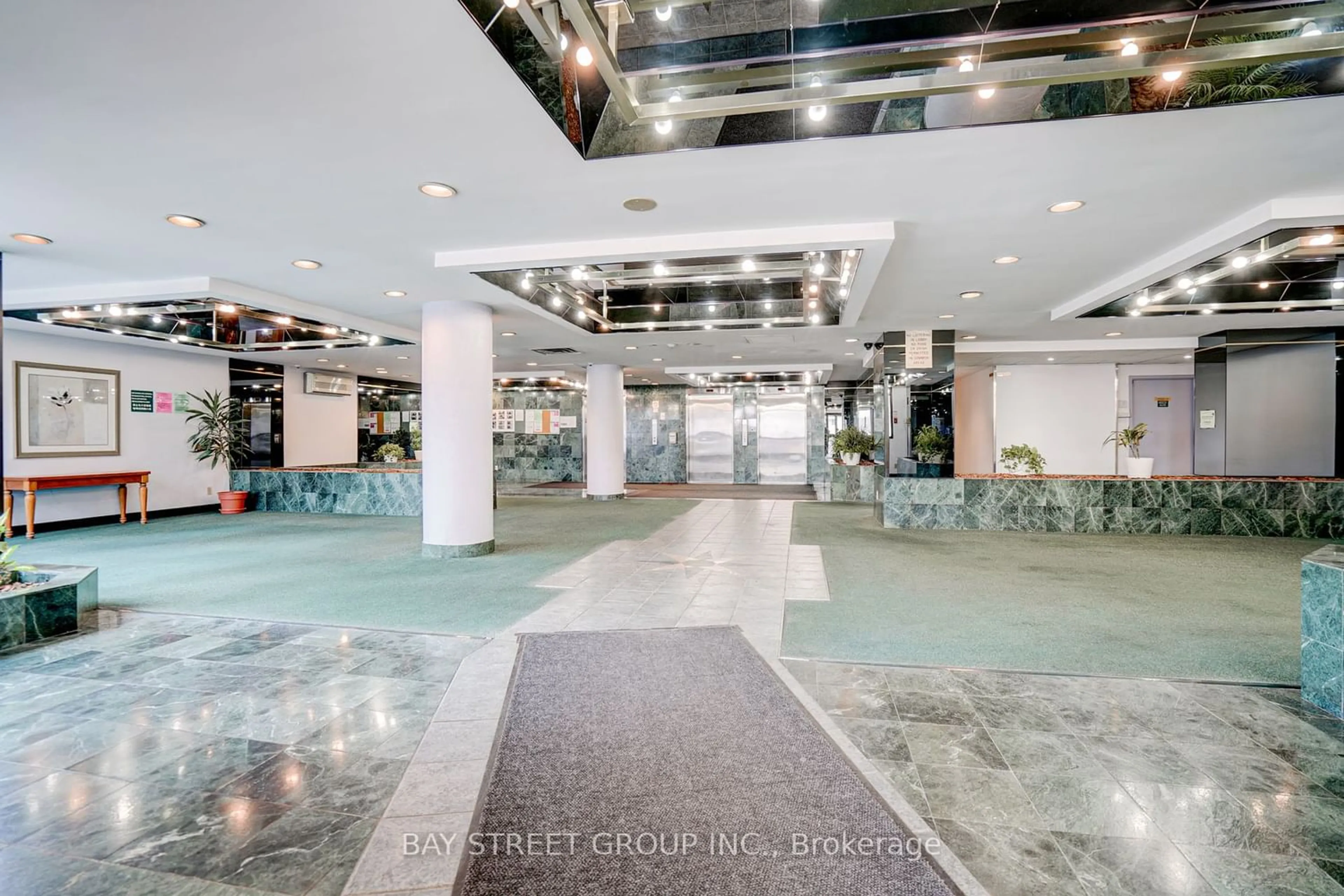 Indoor lobby for 80 Alton Towers Circ #202, Toronto Ontario M1V 5E8